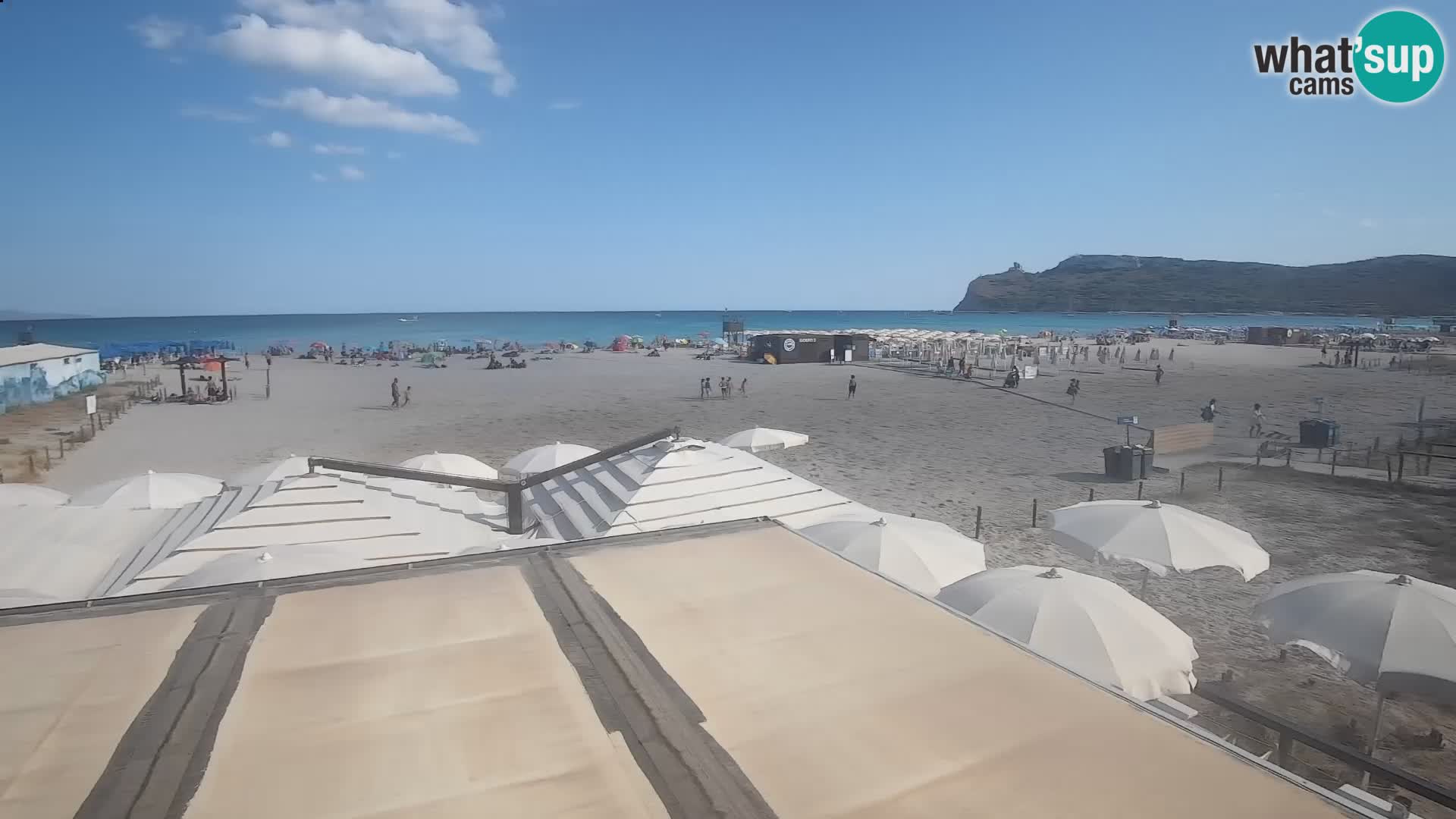 Poetto Strand Webcam | Cagliari | Sardinien