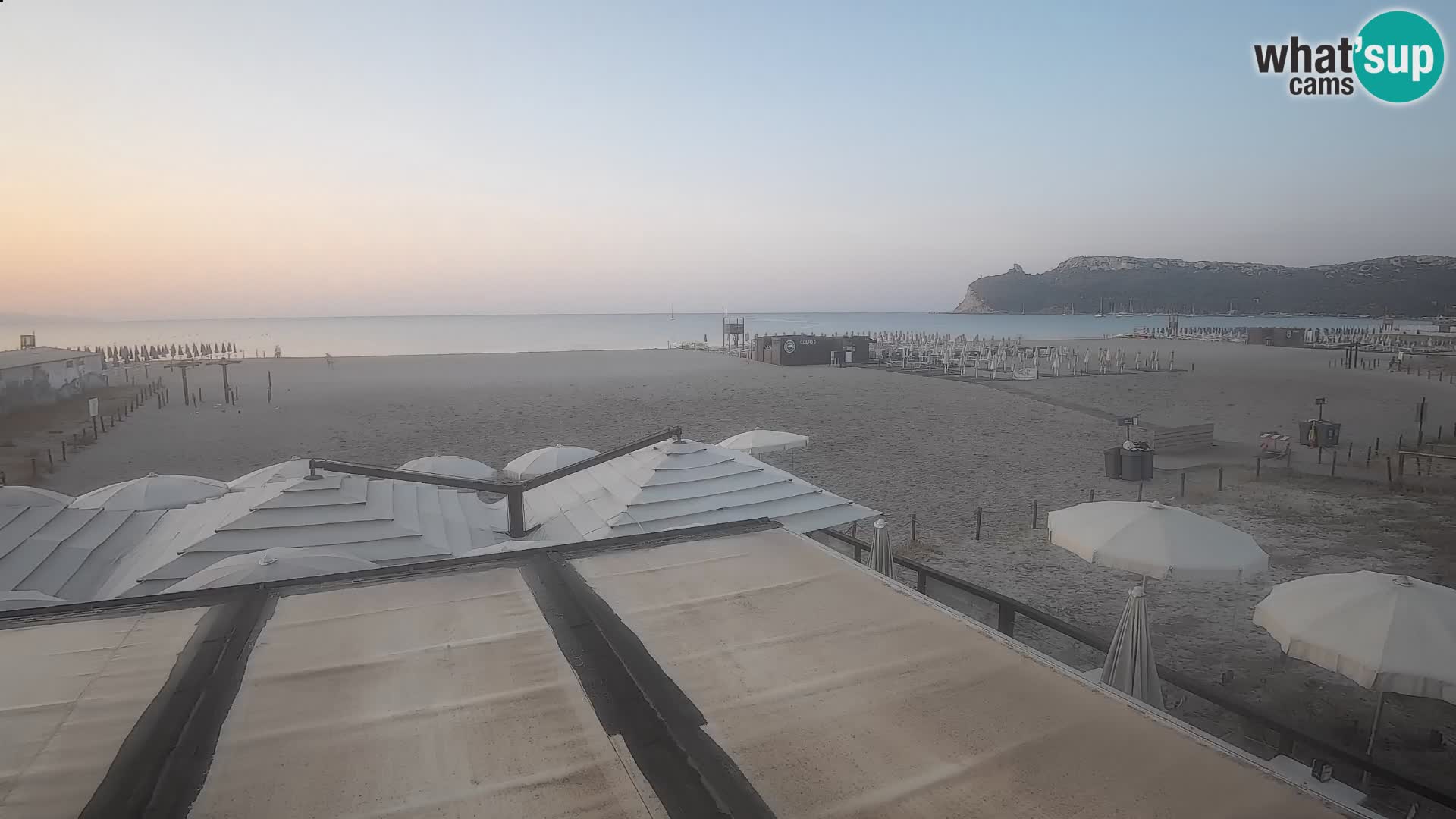 Poetto beach webcam | Cagliari | Sardinija