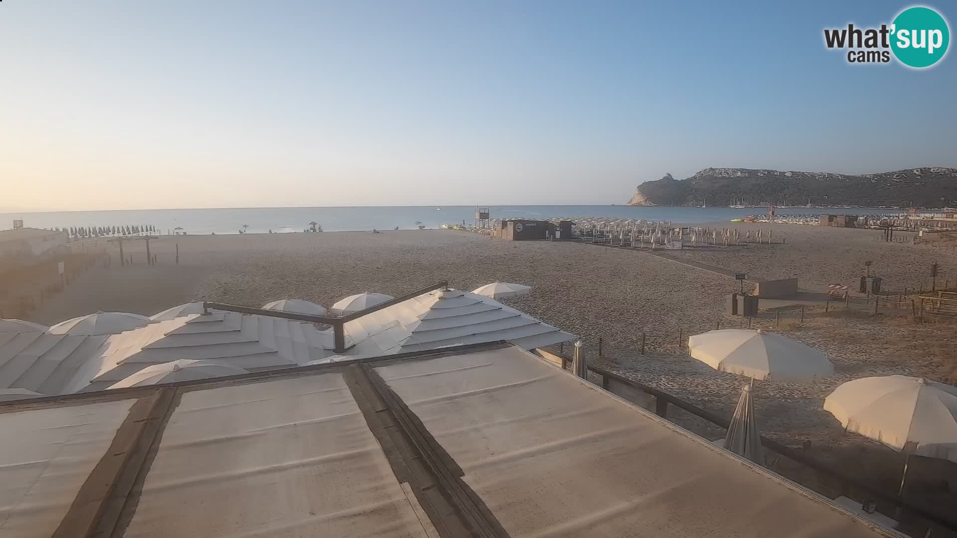 Webcam plage de Poetto | Cagliari | Sardaigne