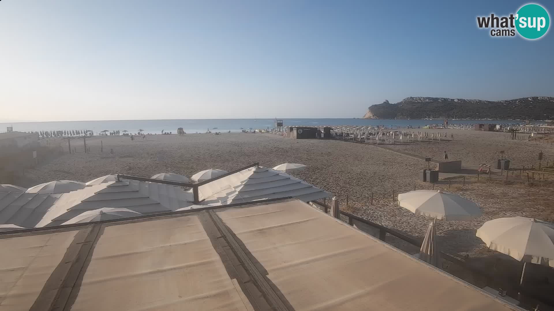 Webcam plage de Poetto | Cagliari | Sardaigne