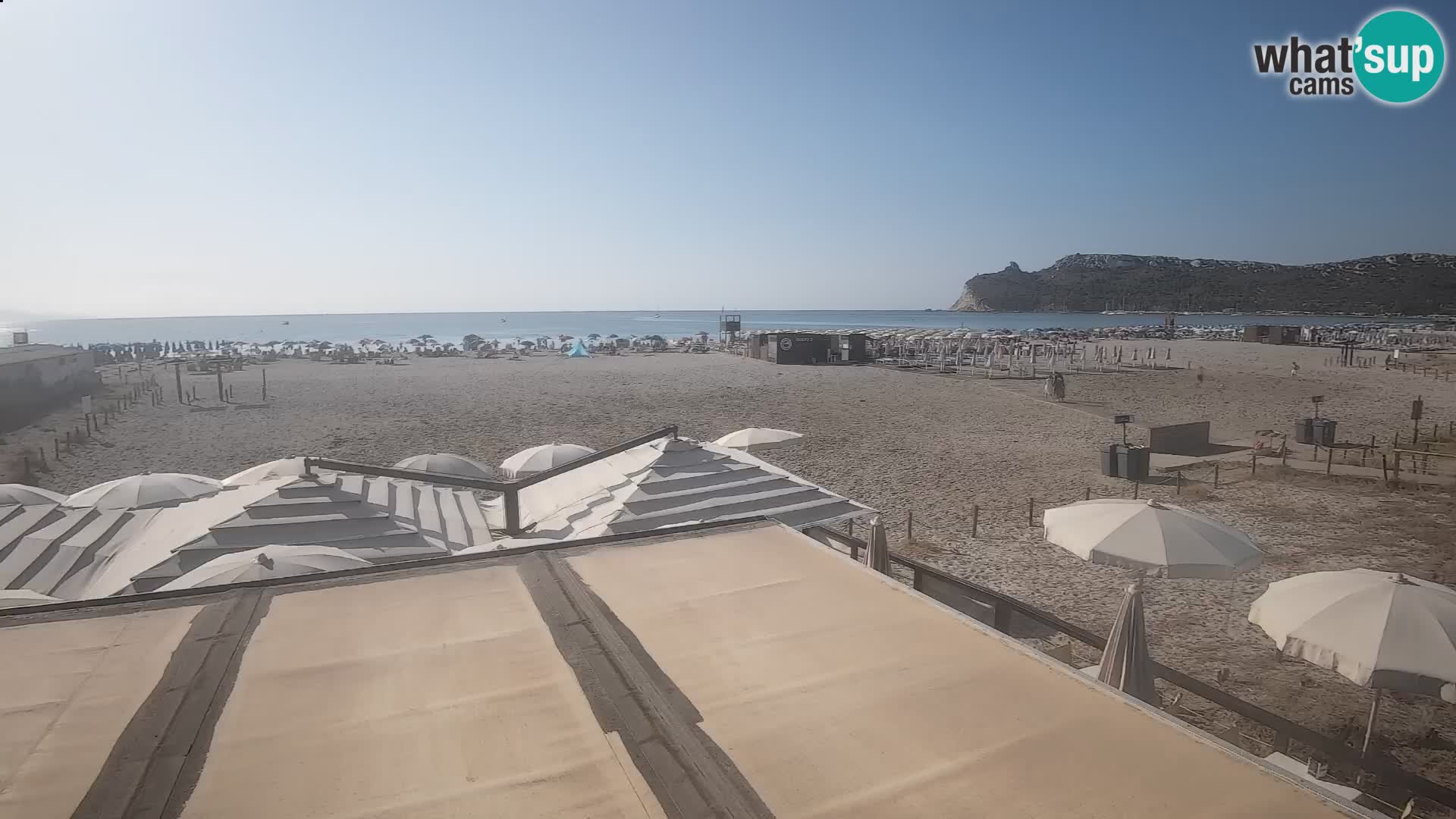 Poetto beach webcam | Cagliari | Sardinia