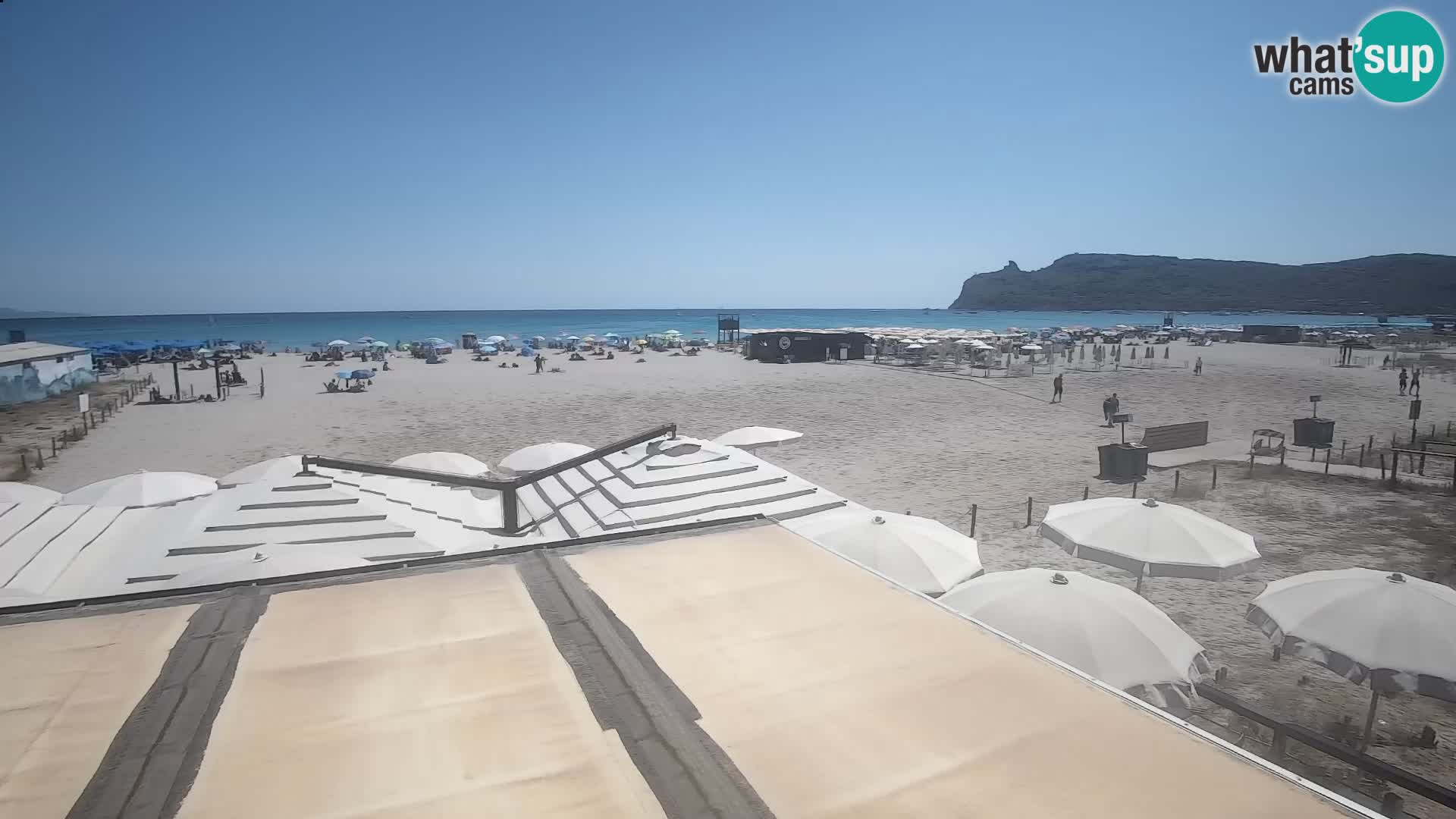 Webcam spiaggia del Poetto | Cagliari | Sardegna