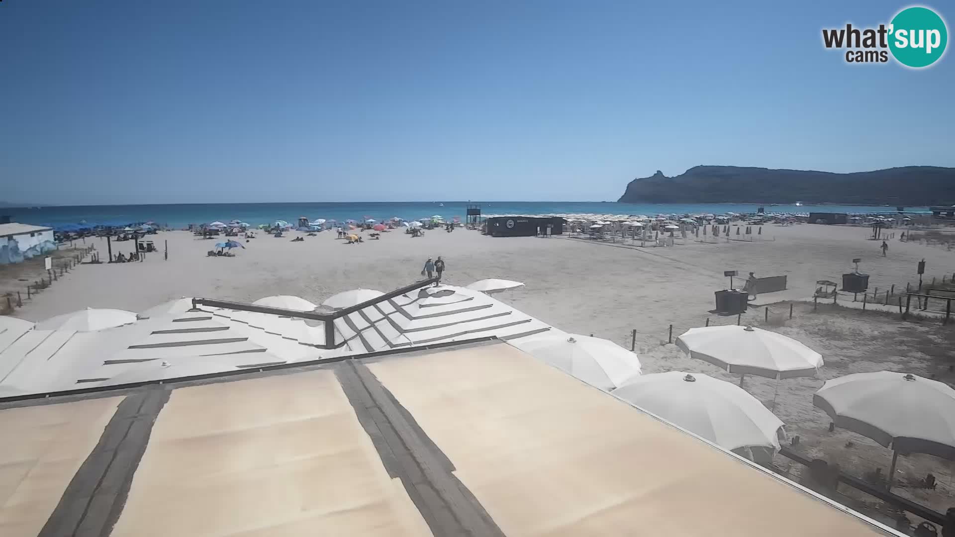 Poetto beach webcam | Cagliari | Sardinija