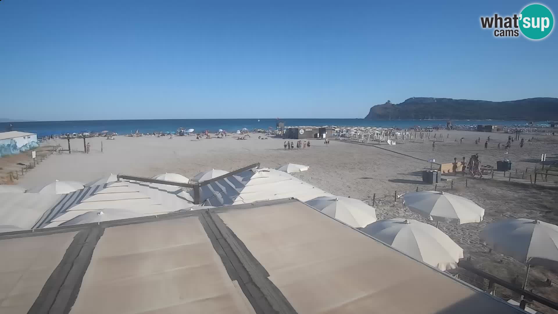 Webcam spiaggia del Poetto | Cagliari | Sardegna