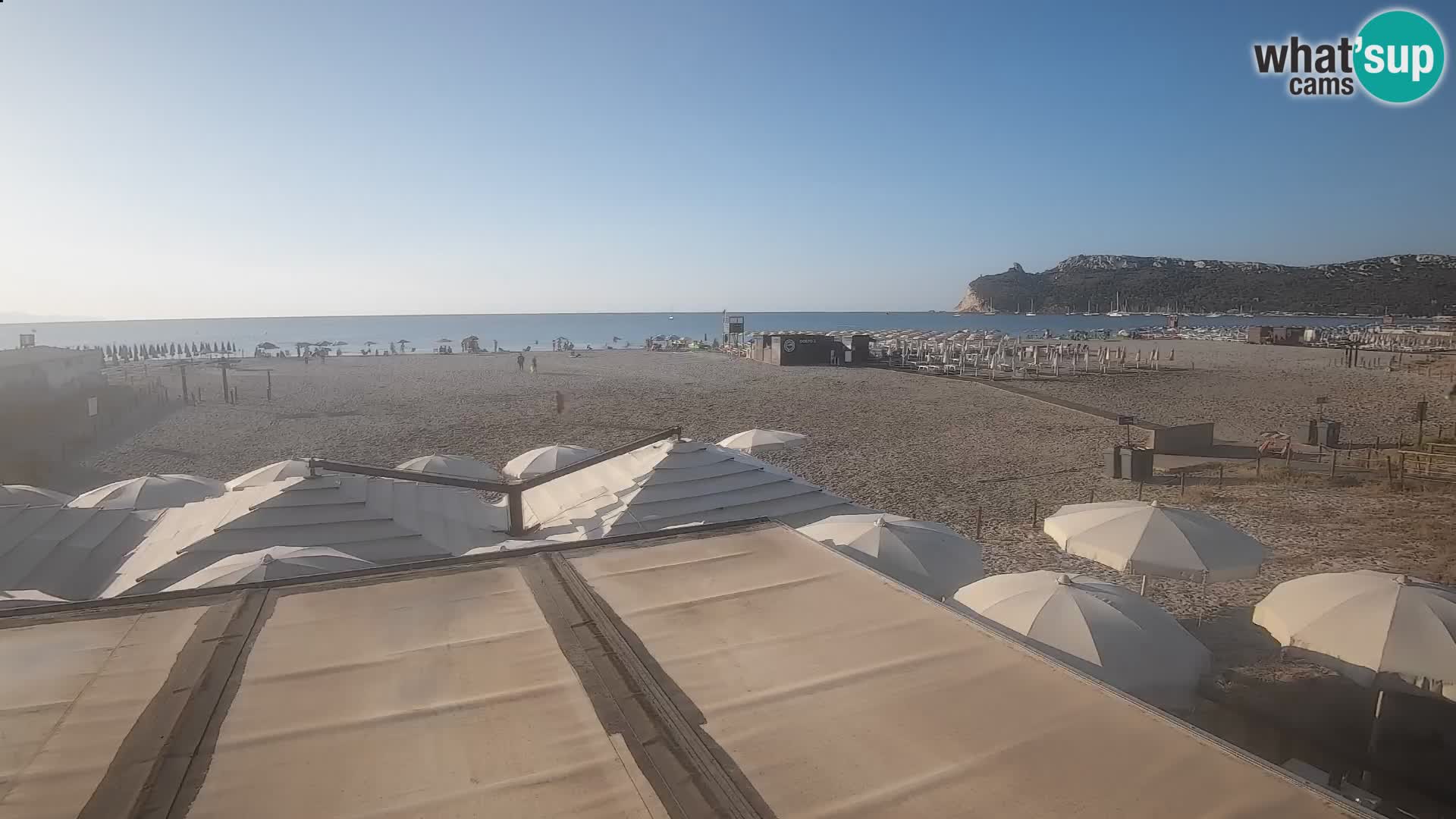 Poetto beach webcam | Cagliari | Sardinija