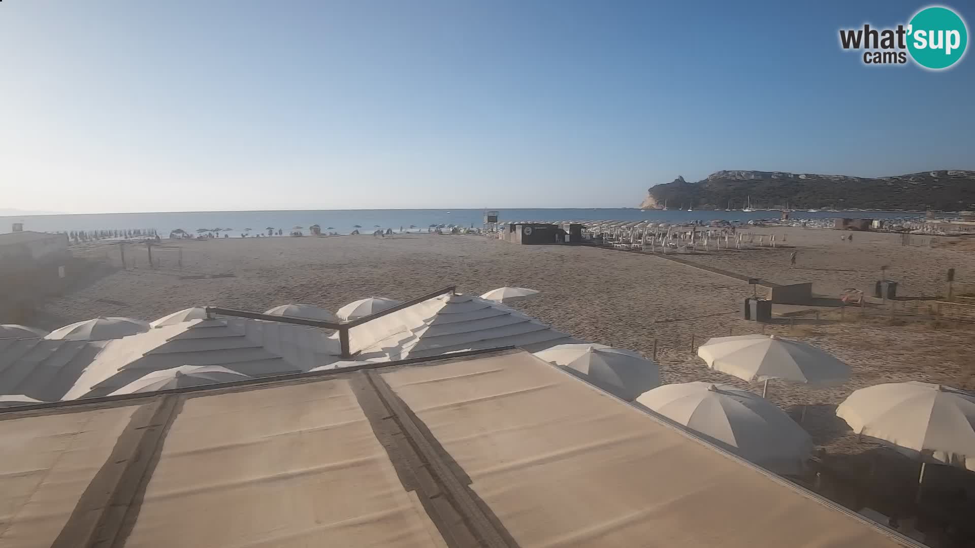 Poetto beach webcam | Cagliari | Sardinija