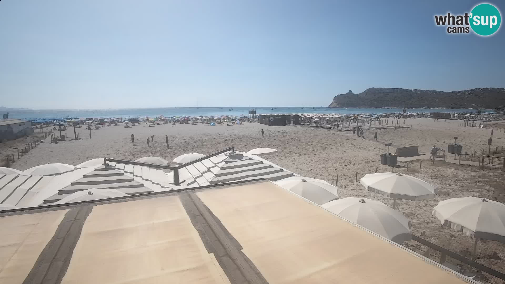 Poetto beach webcam | Cagliari | Sardinia