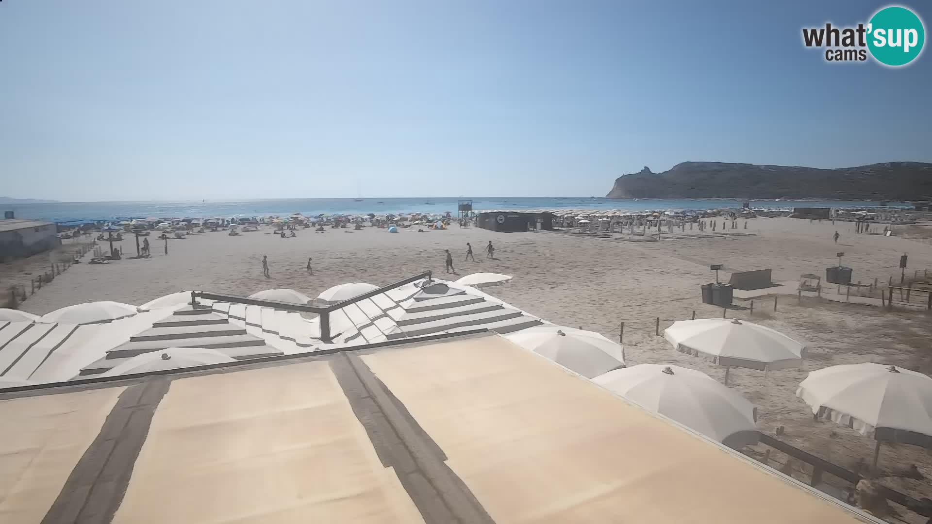 Webcam plage de Poetto | Cagliari | Sardaigne