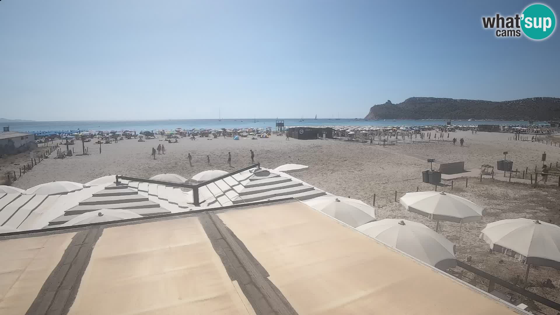 Webcam plage de Poetto | Cagliari | Sardaigne