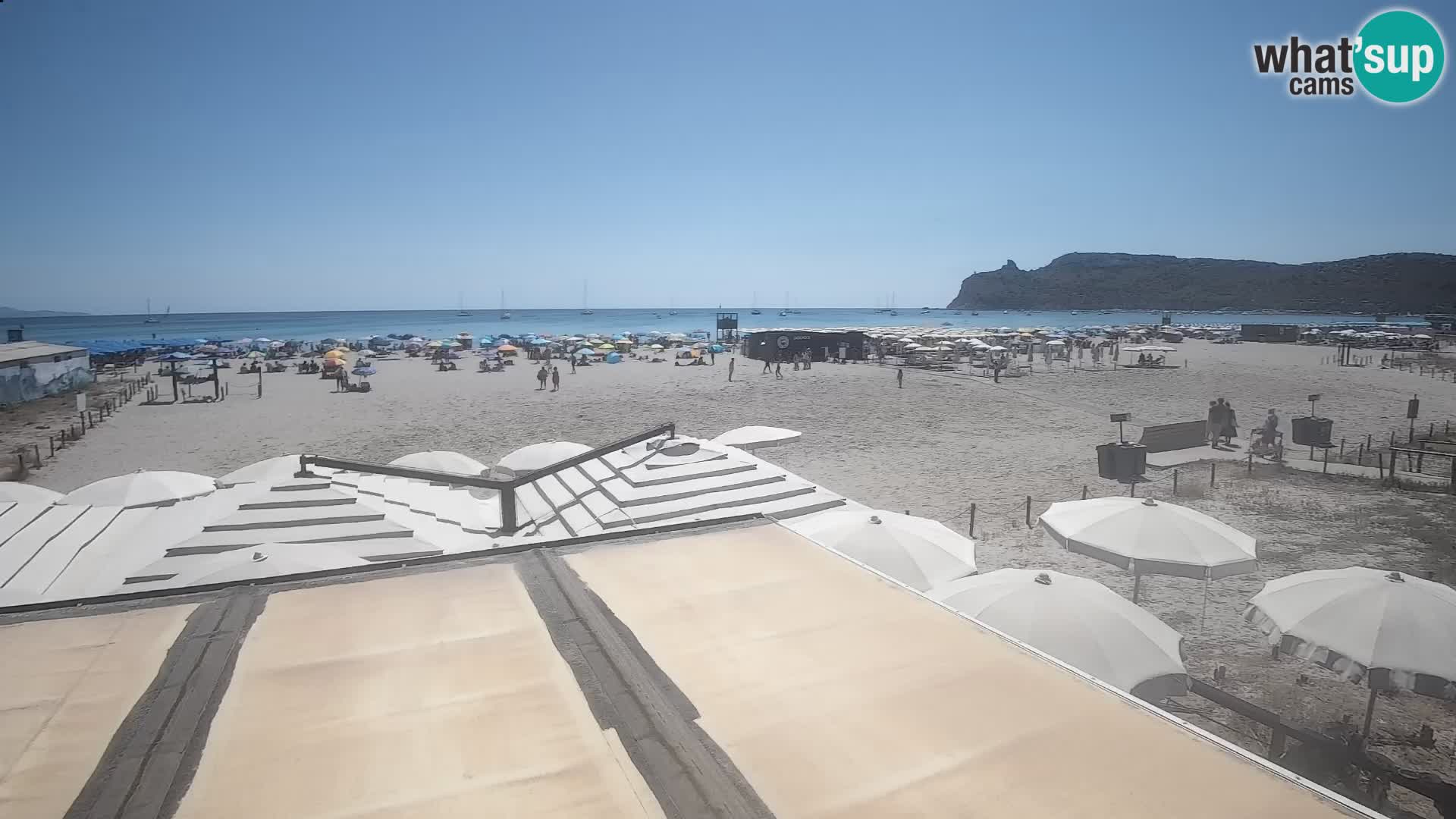 Poetto beach webcam | Cagliari | Sardinija