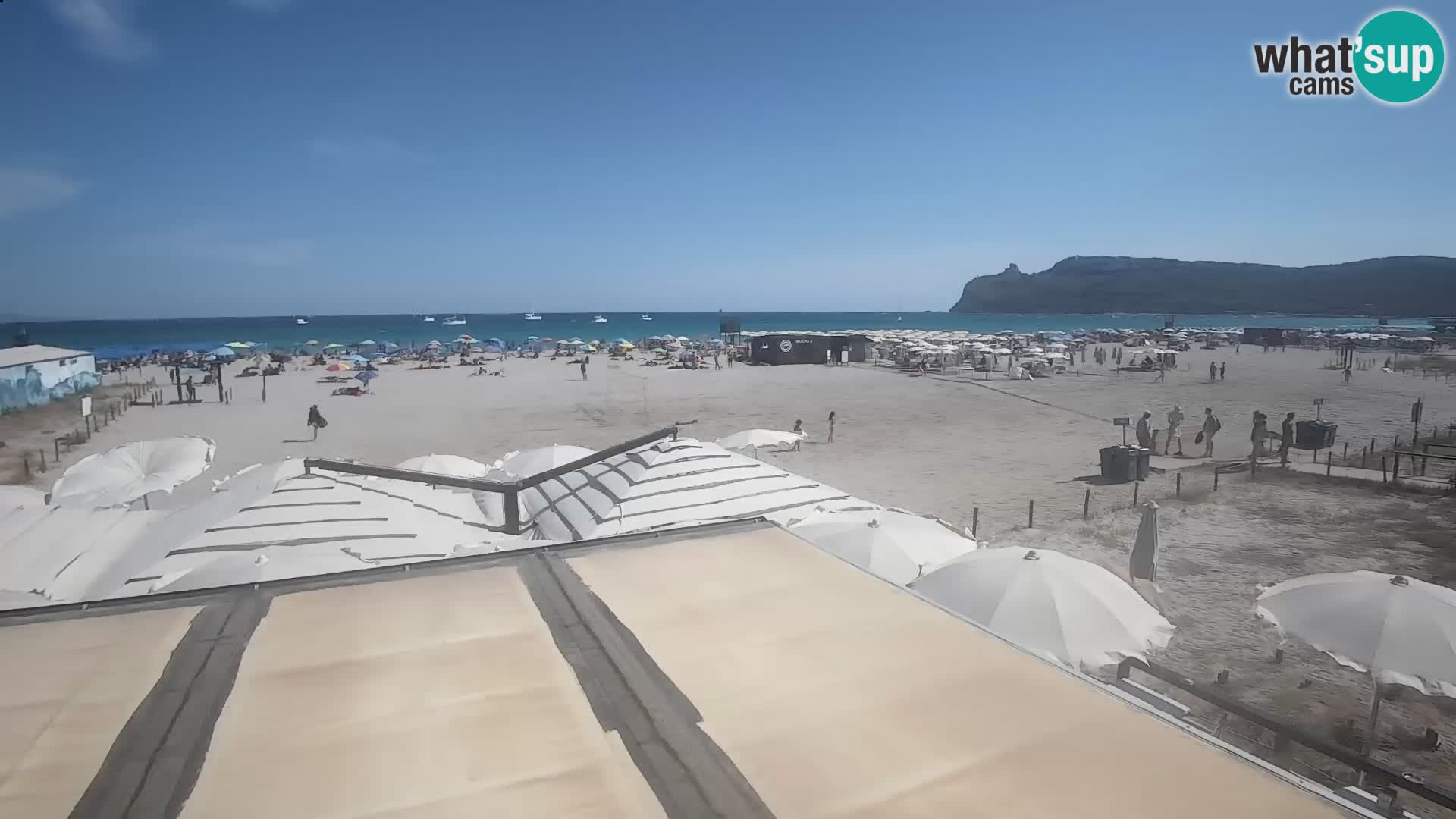 Webcam plage de Poetto | Cagliari | Sardaigne