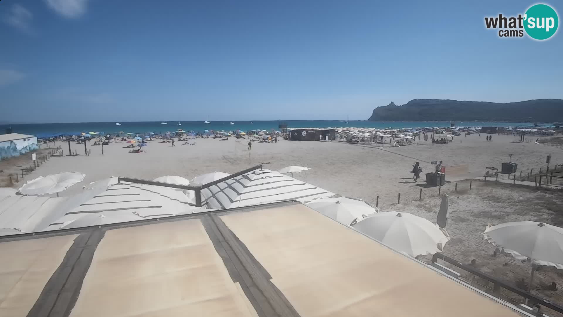 Webcam plage de Poetto | Cagliari | Sardaigne