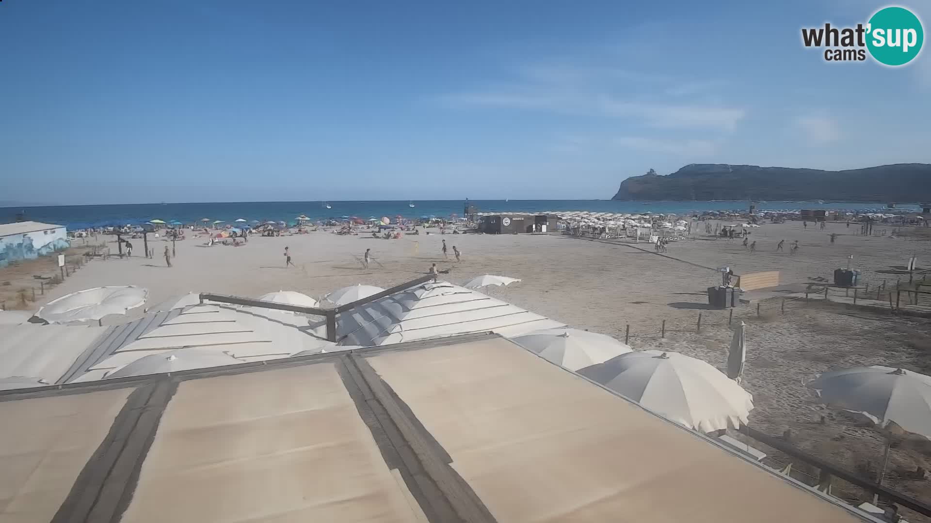 Poetto beach webcam | Cagliari | Sardinija