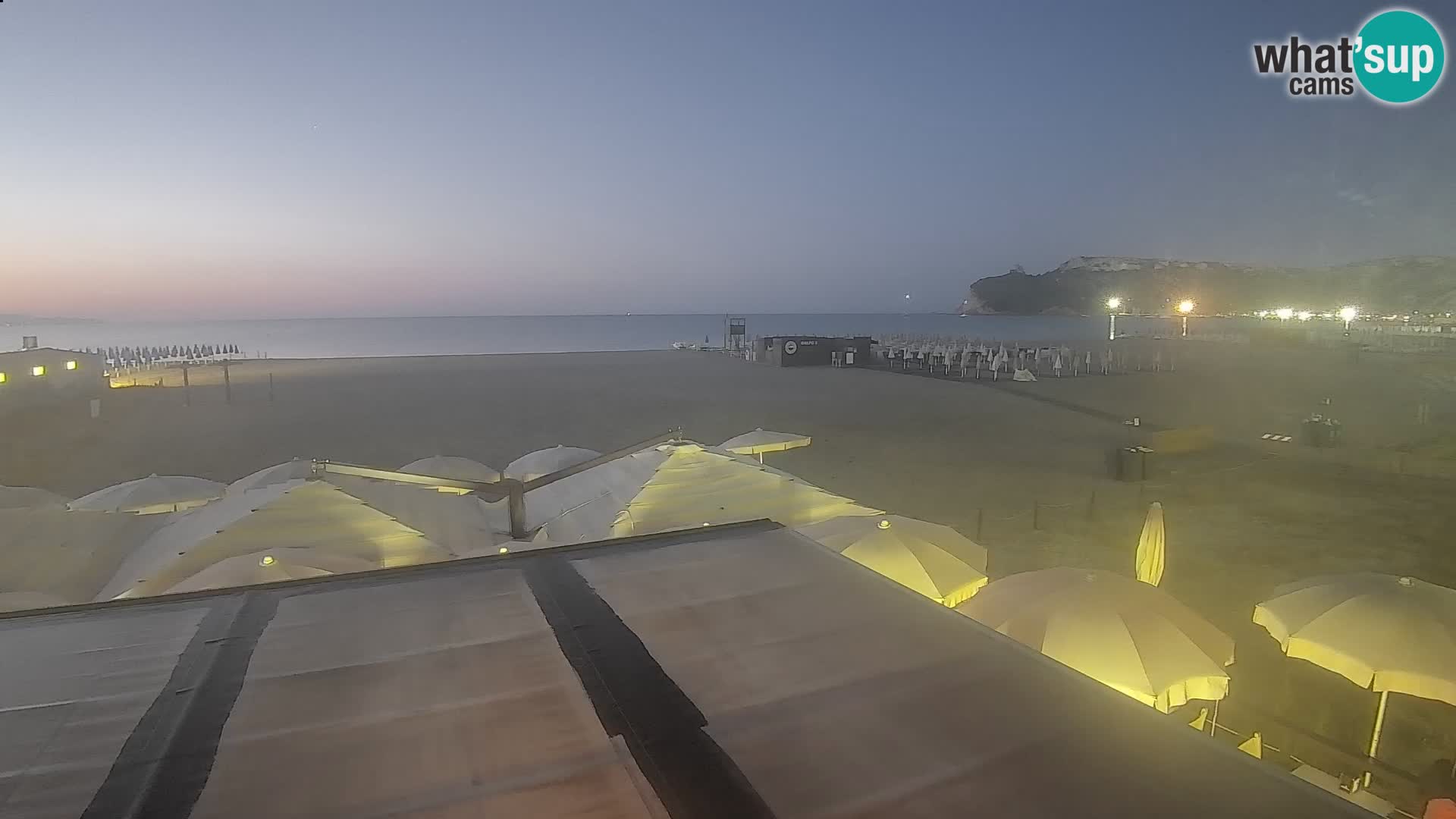 Webcam plage de Poetto | Cagliari | Sardaigne