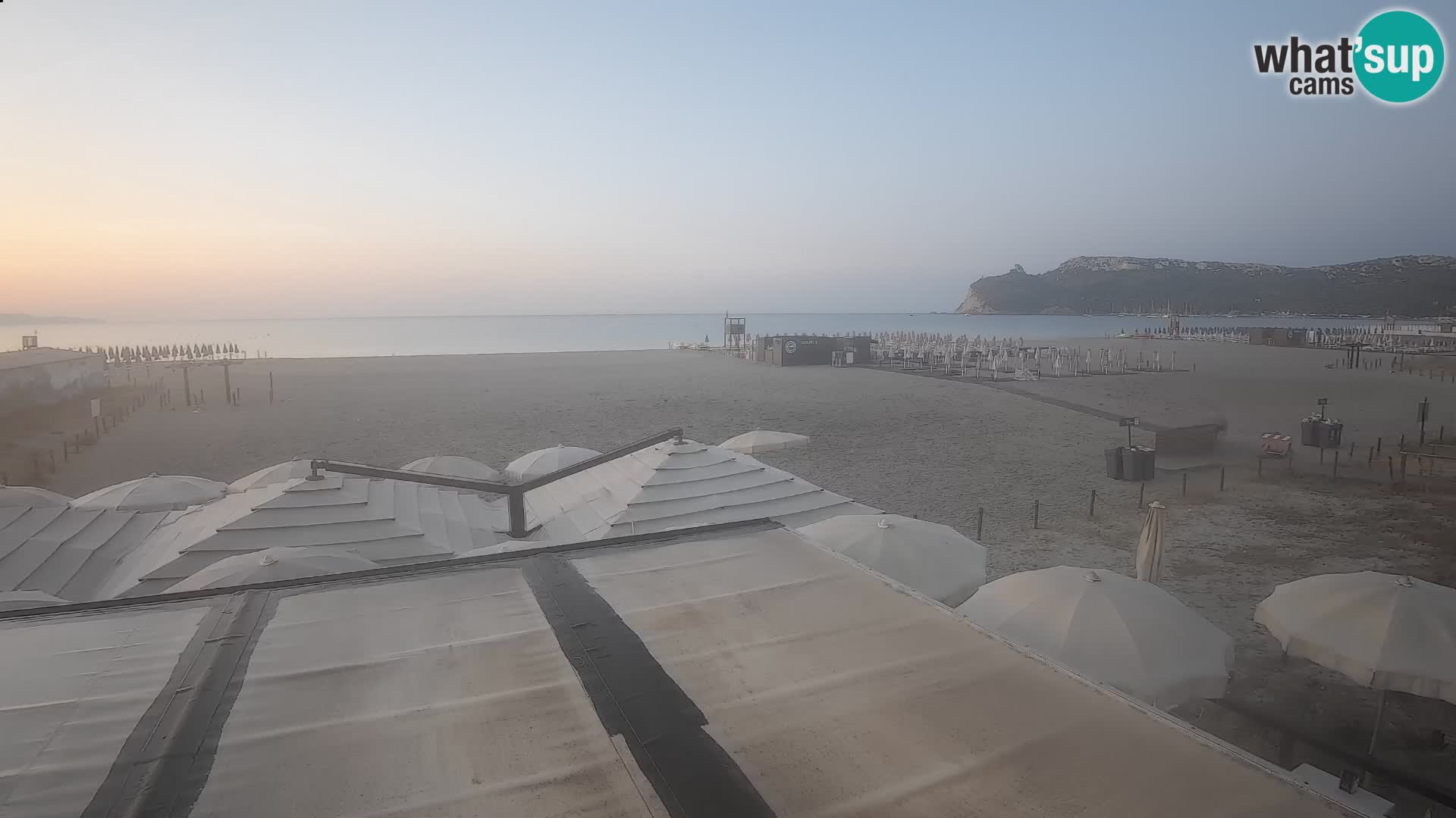 Poetto beach webcam | Cagliari | Sardinija
