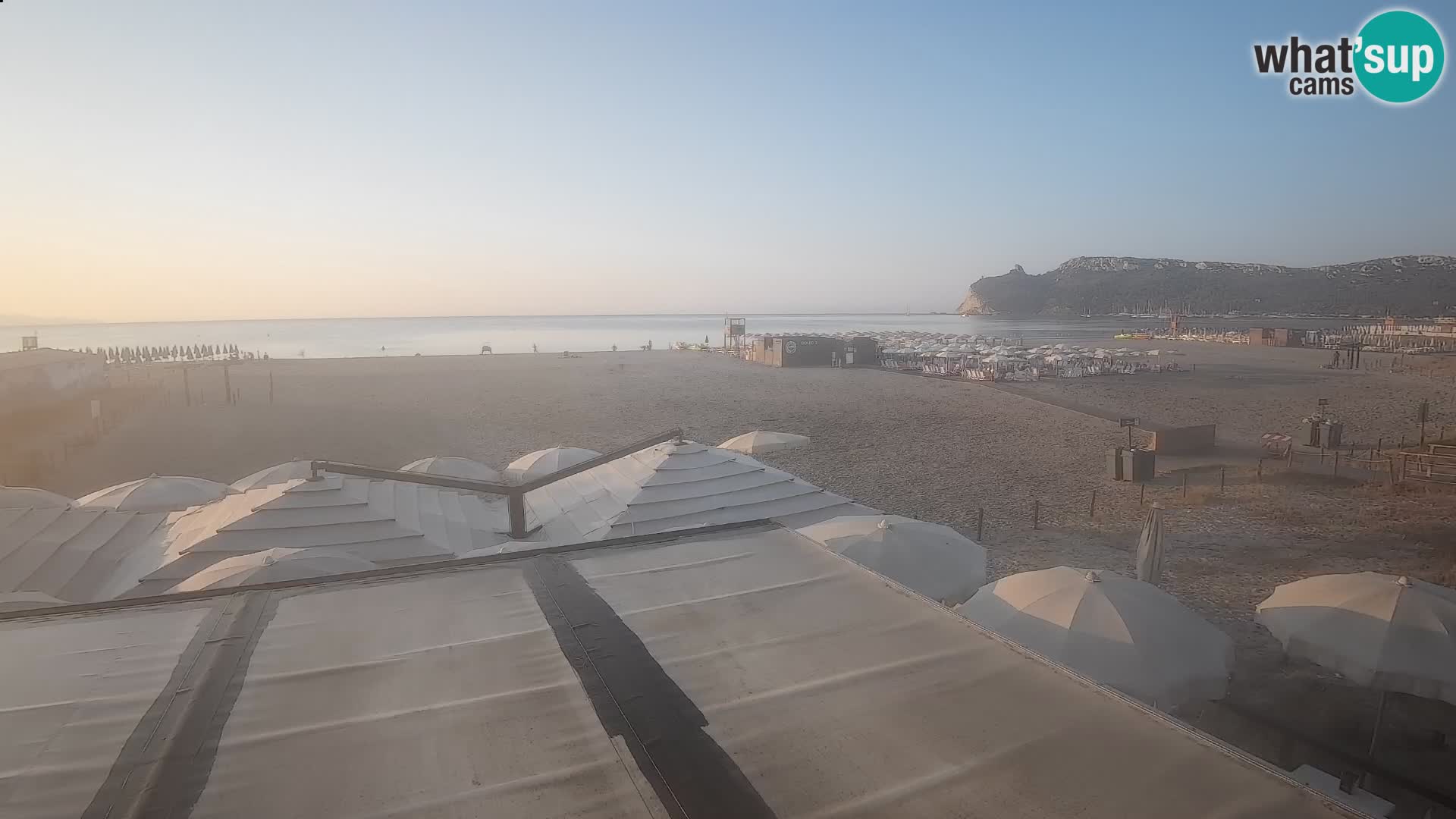 Poetto beach webcam | Cagliari | Sardinija