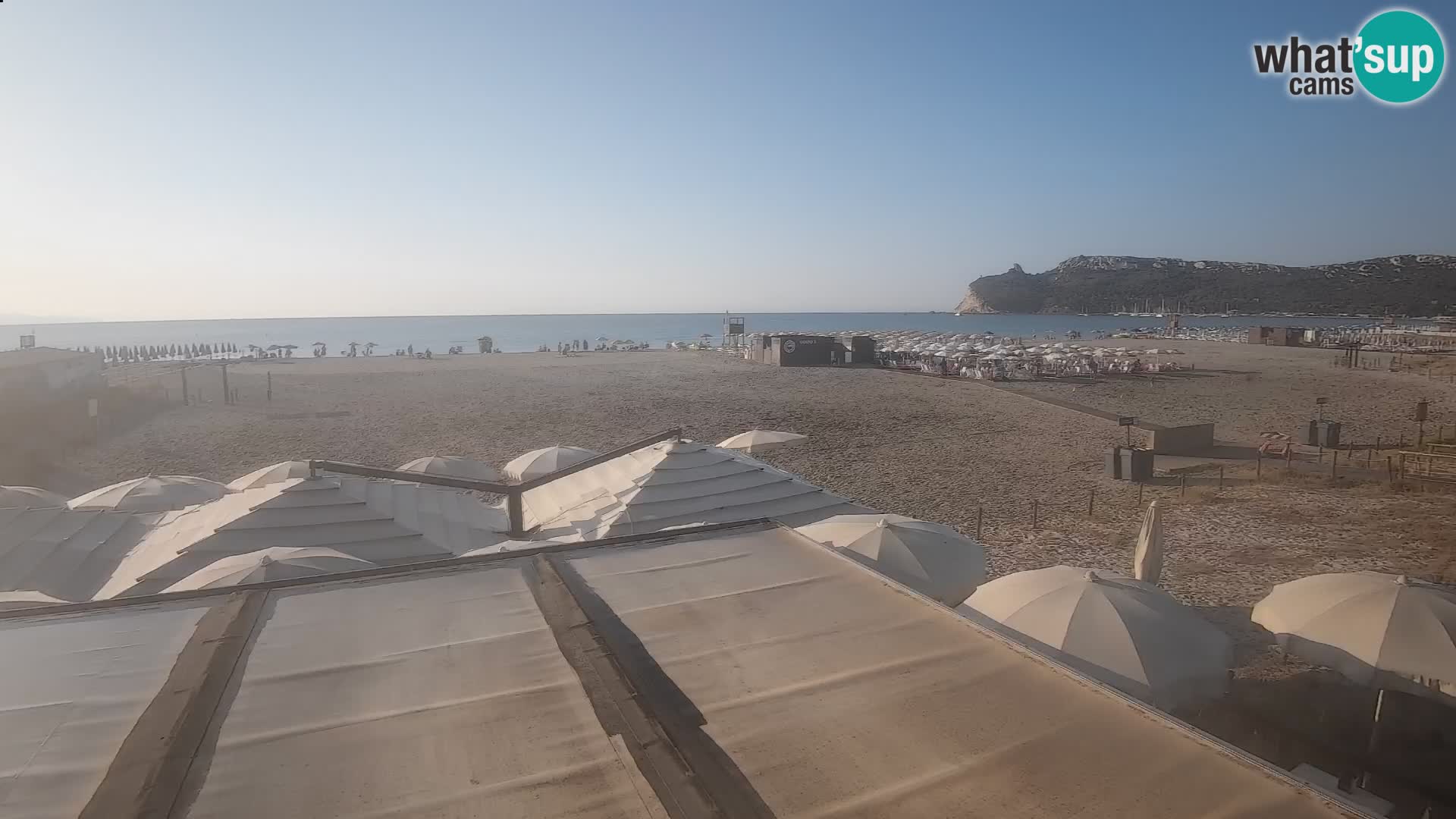 Webcam plage de Poetto | Cagliari | Sardaigne