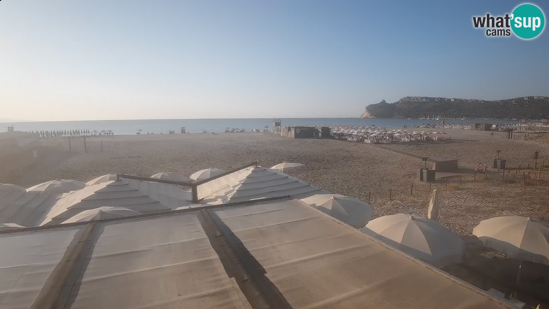 Webcam plage de Poetto | Cagliari | Sardaigne