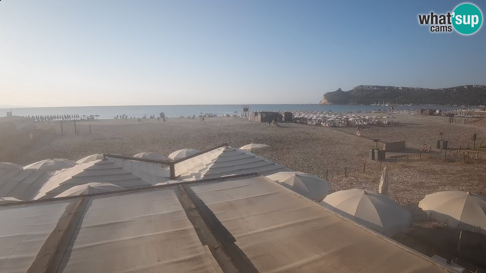 Webcam plage de Poetto | Cagliari | Sardaigne