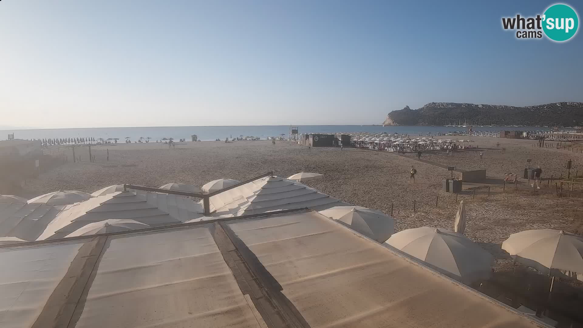 Webcam plage de Poetto | Cagliari | Sardaigne