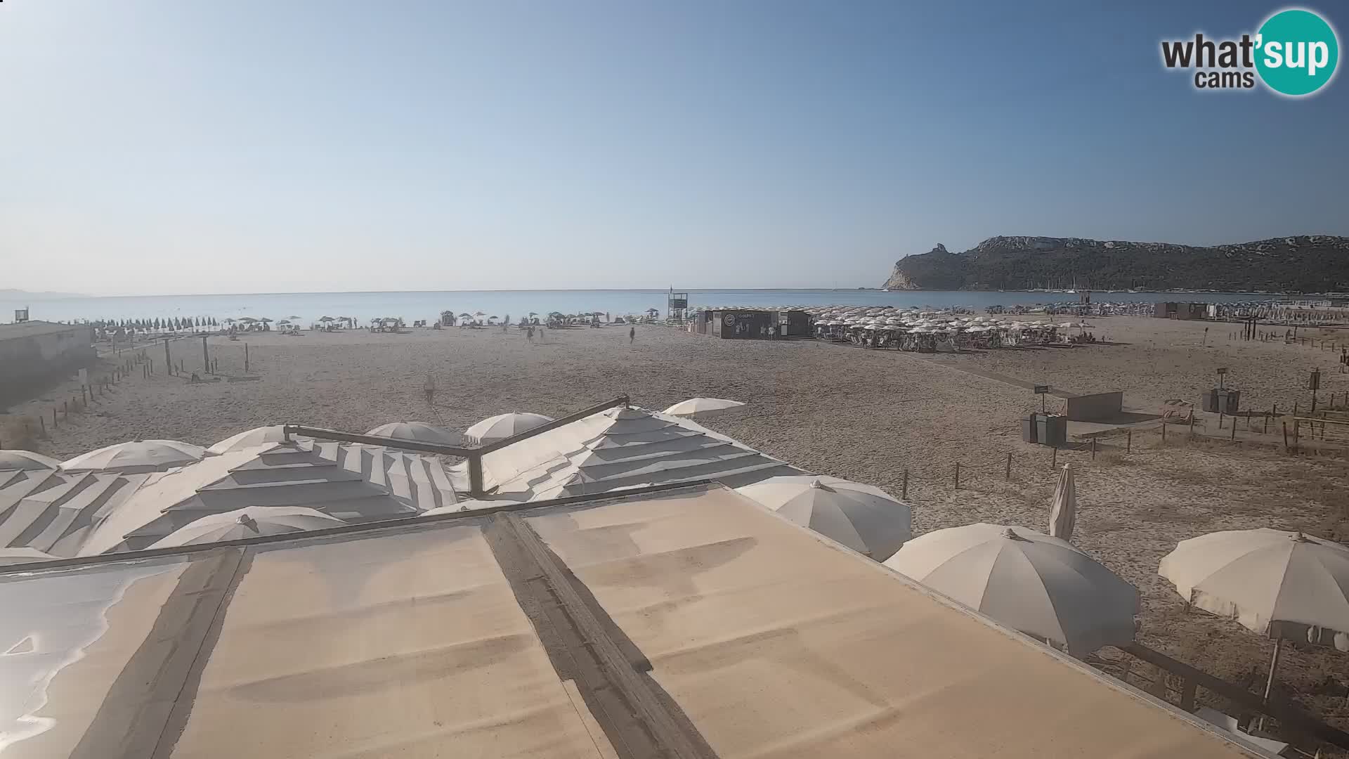 Poetto beach webcam | Cagliari | Sardinija