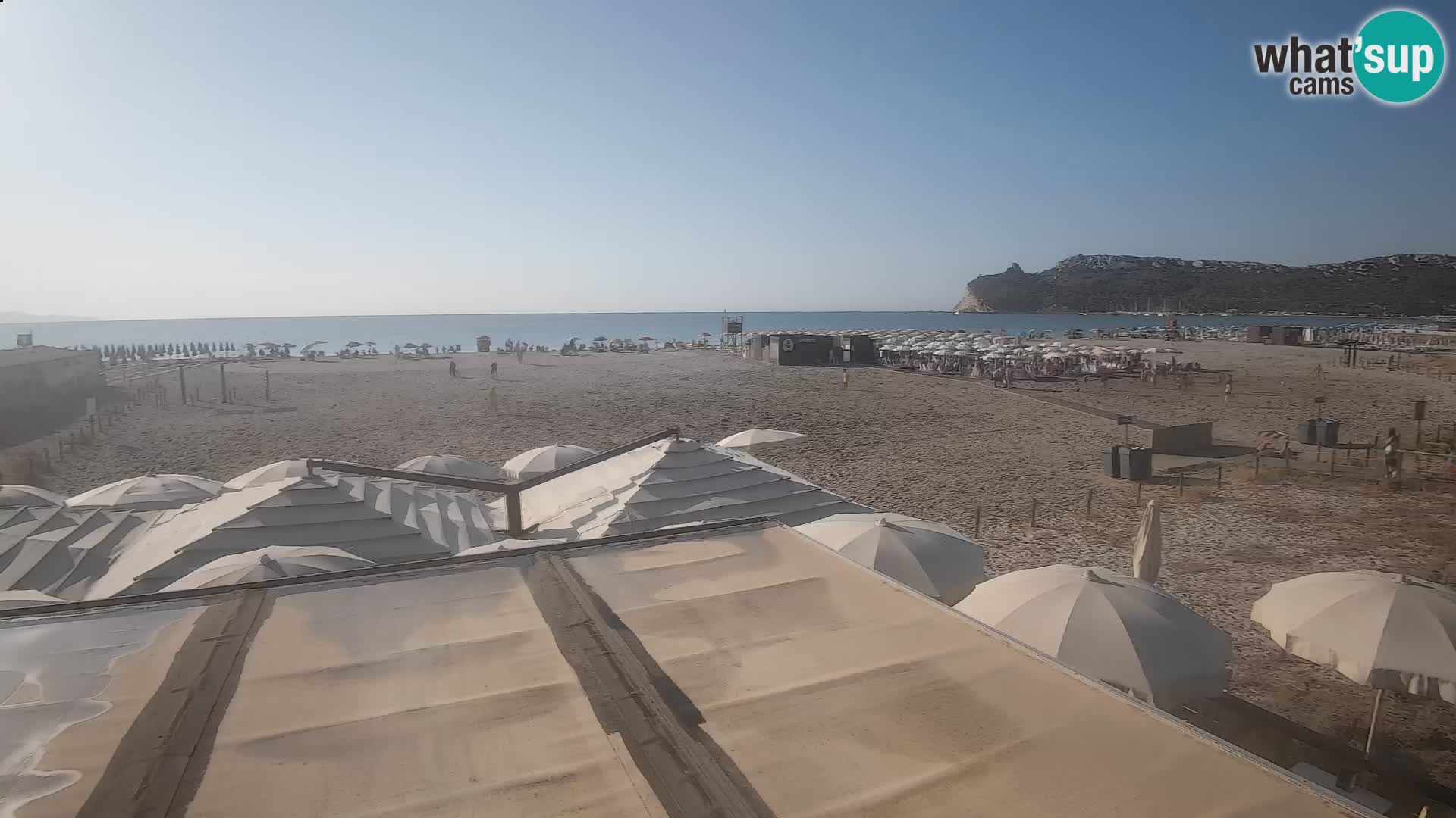 Poetto beach webcam | Cagliari | Sardinija