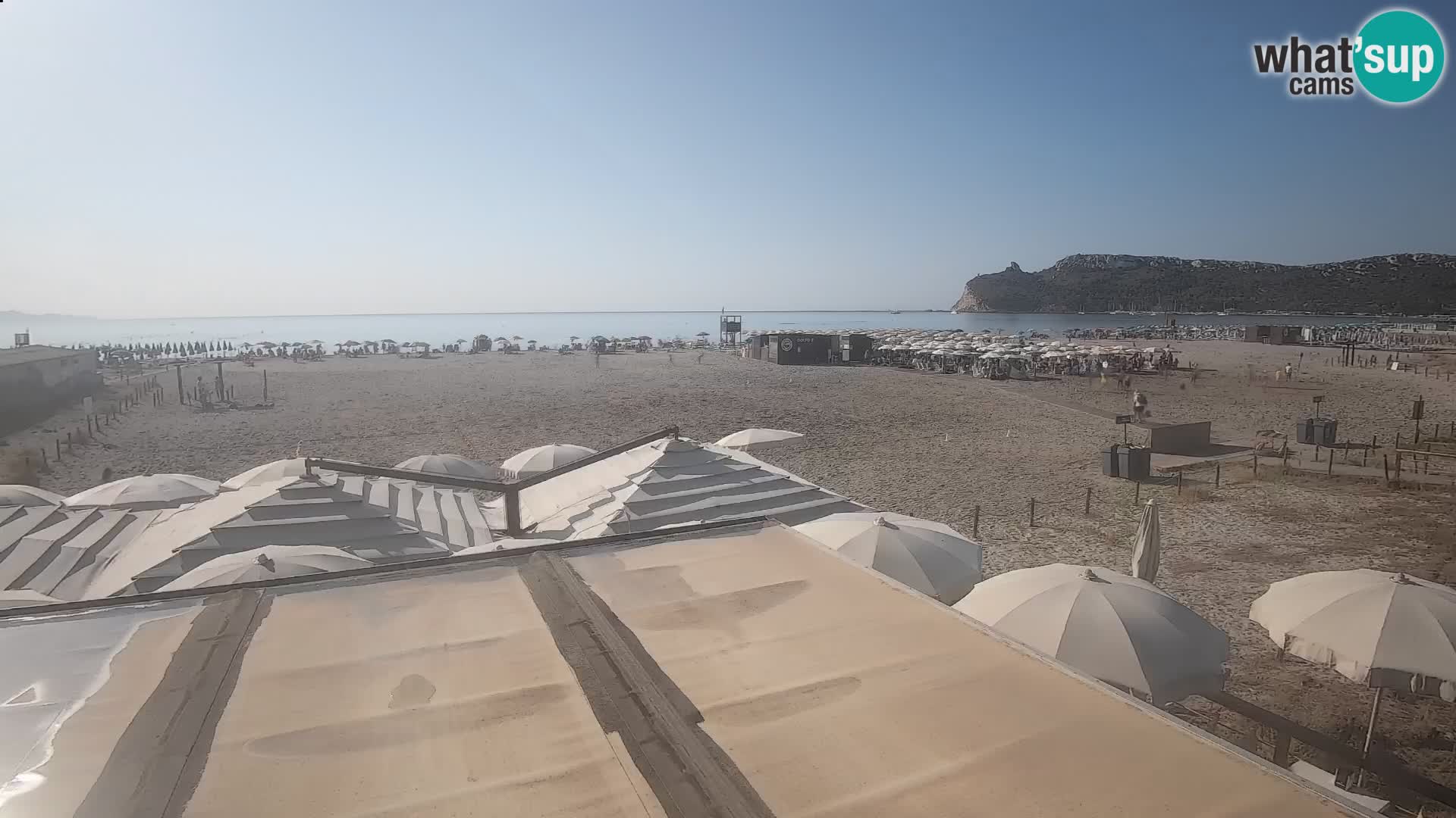Poetto beach webcam | Cagliari | Sardinija