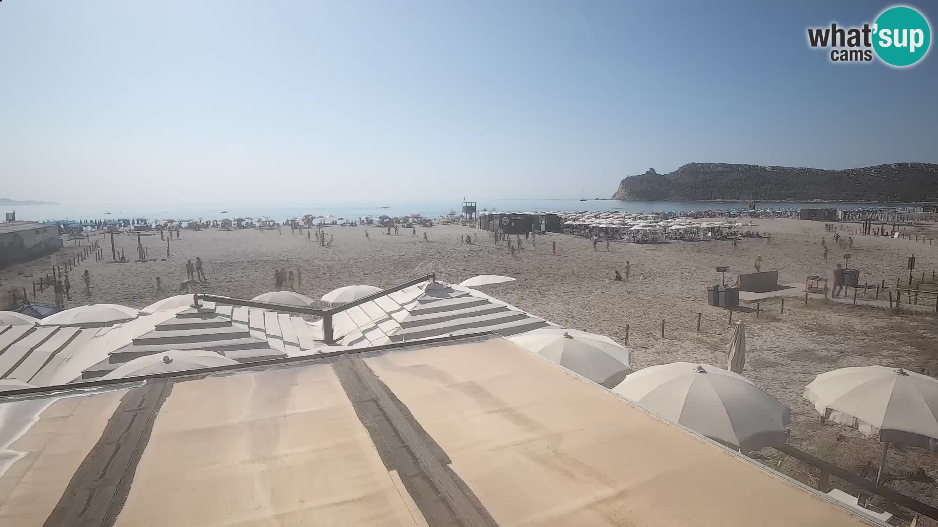 Poetto beach webcam | Cagliari | Sardinija