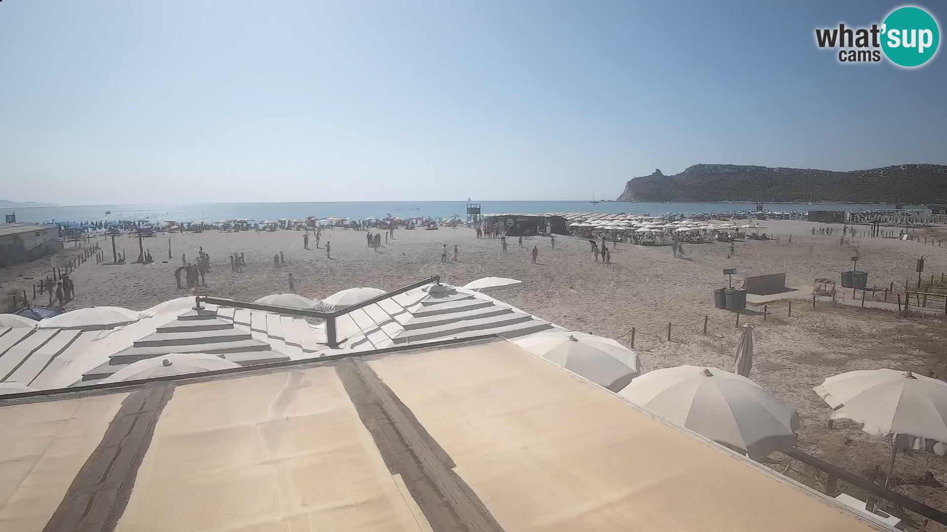 Poetto Strand Webcam | Cagliari | Sardinien