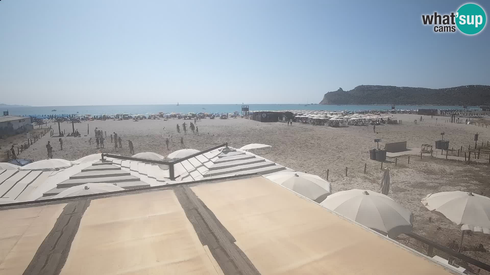 Poetto beach webcam | Cagliari | Sardinija