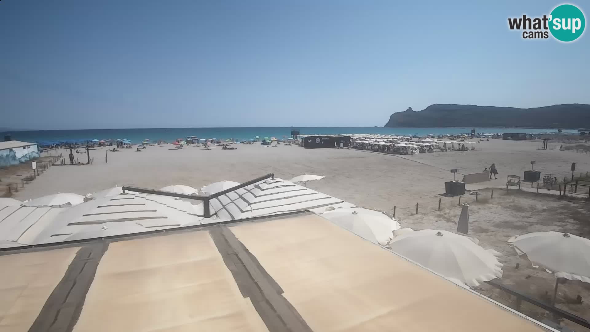 Poetto beach webcam | Cagliari | Sardinija