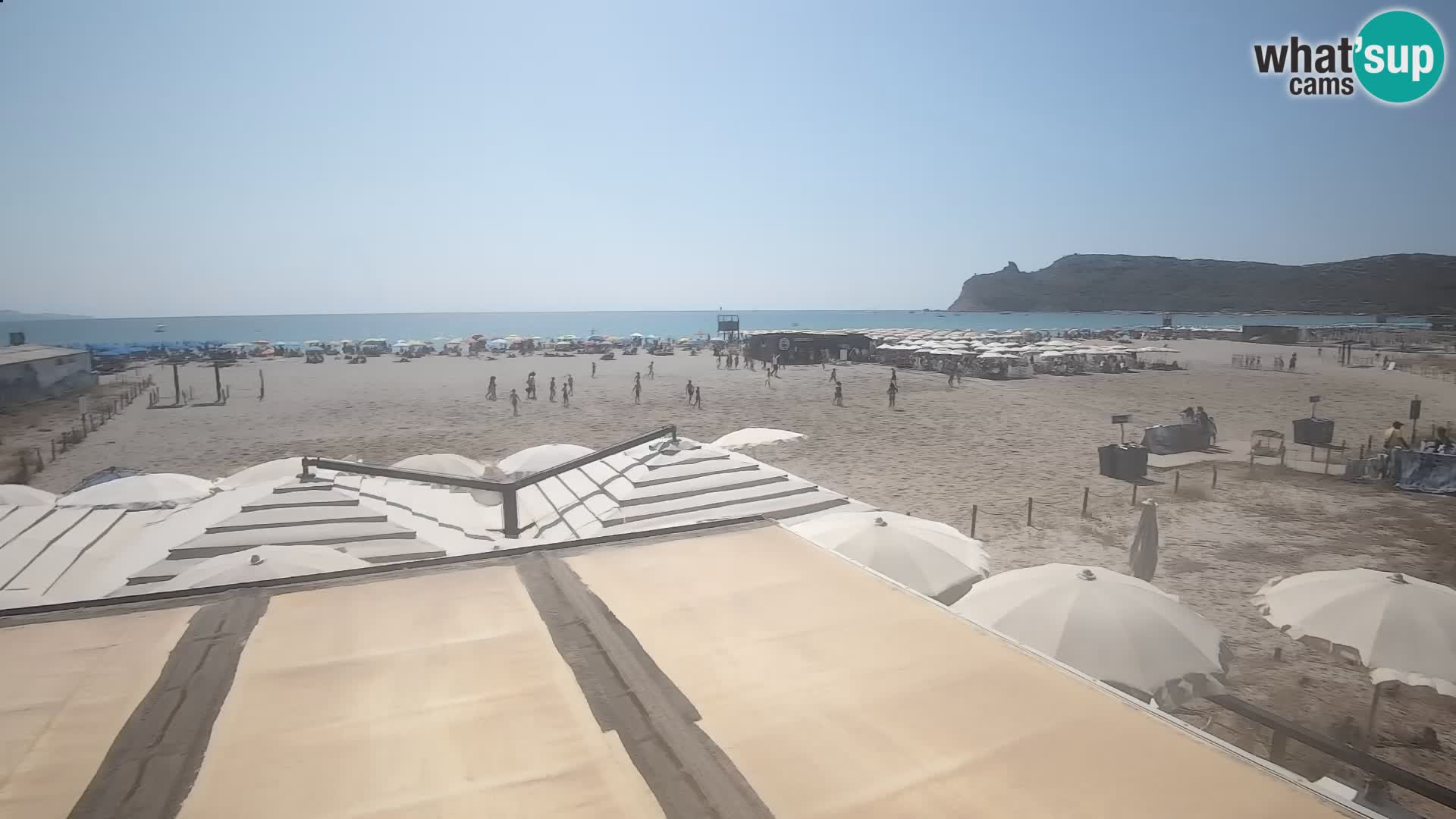 Webcam plage de Poetto | Cagliari | Sardaigne