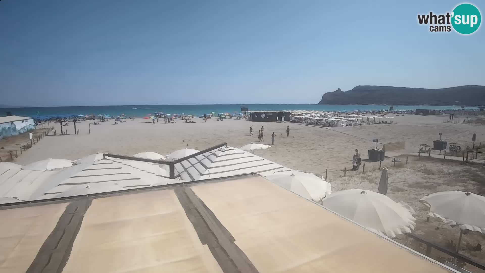 Poetto beach webcam | Cagliari | Sardinija