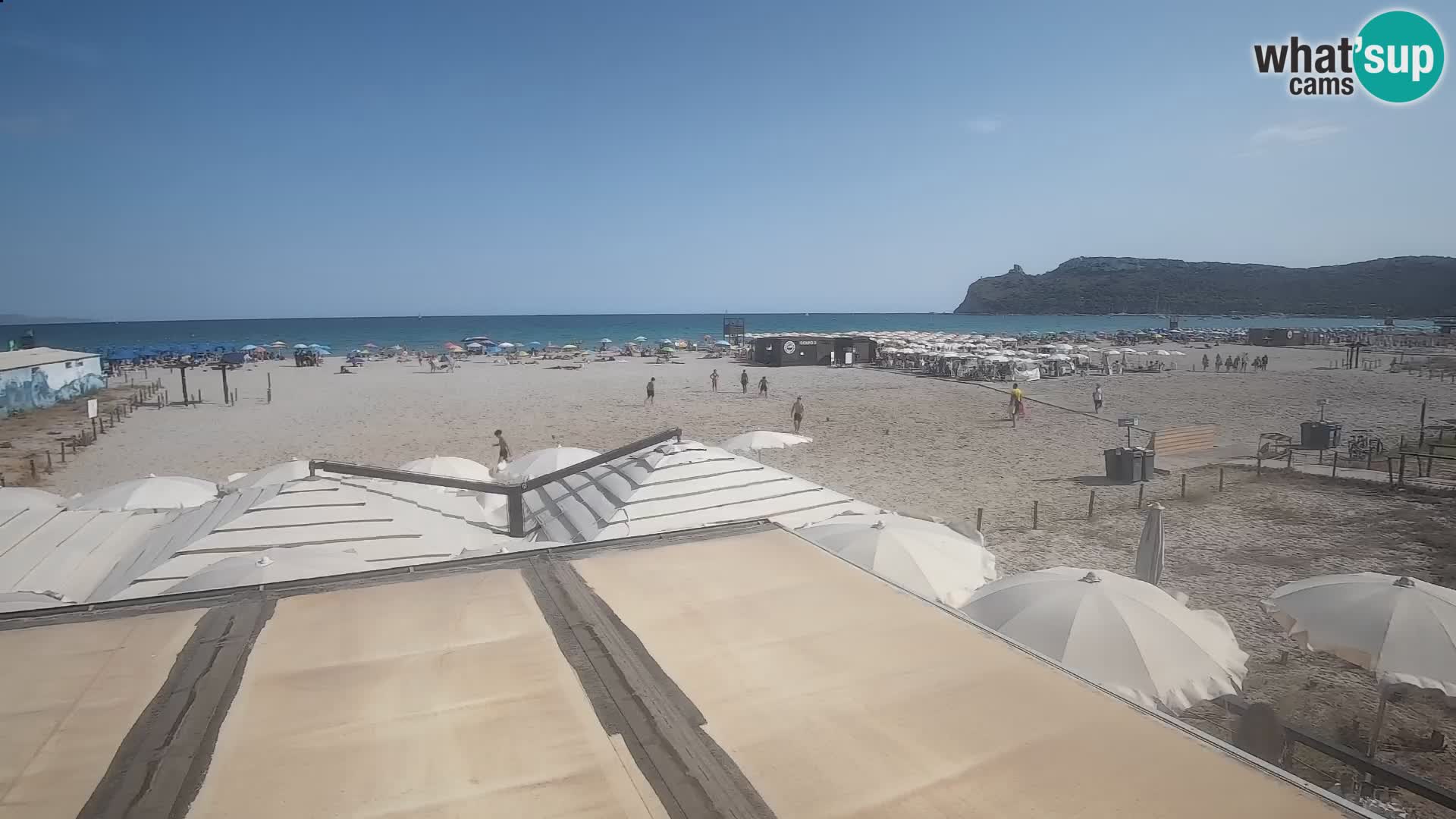 Poetto beach webcam | Cagliari | Sardinija