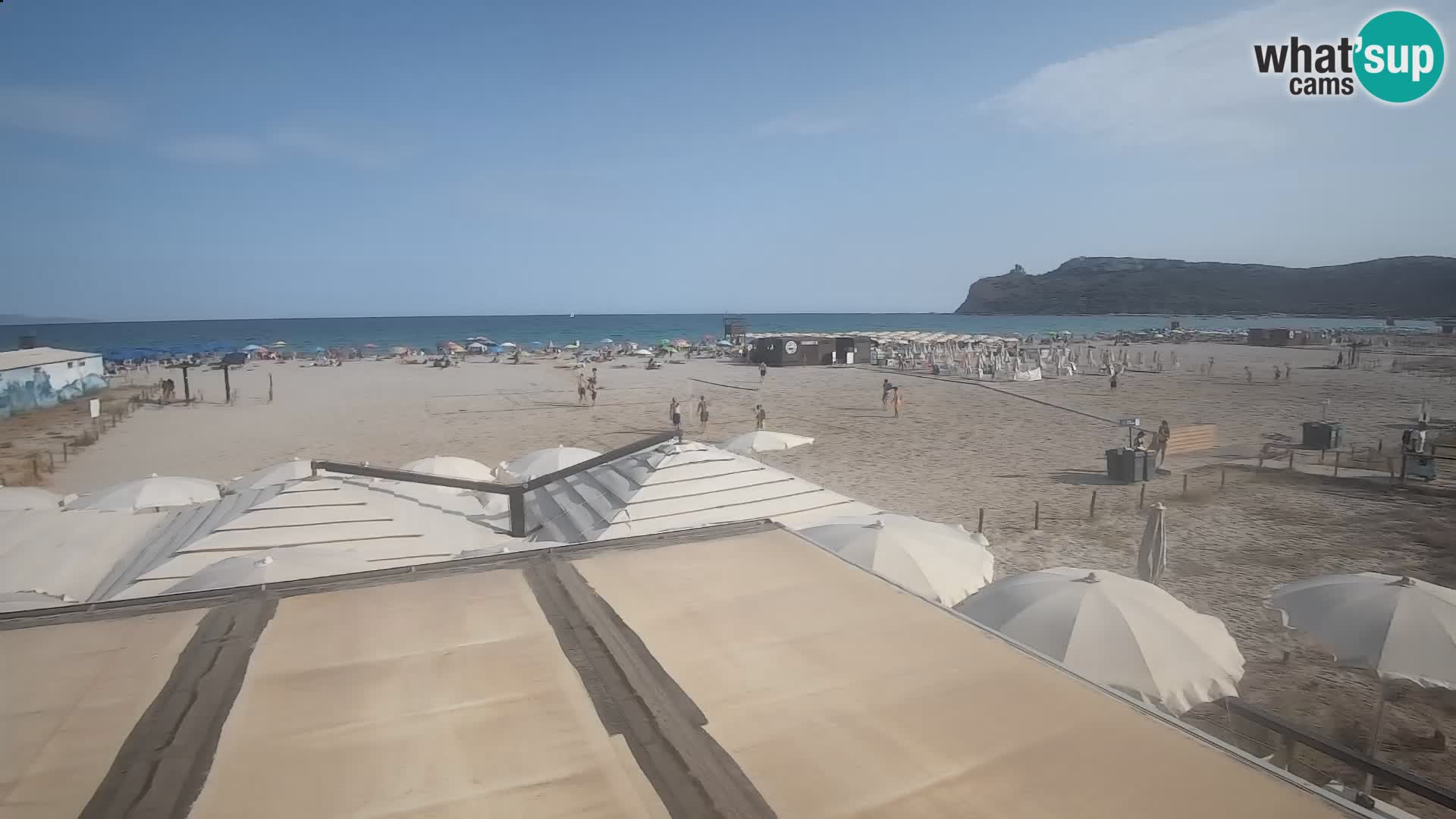 Poetto beach webcam | Cagliari | Sardinija