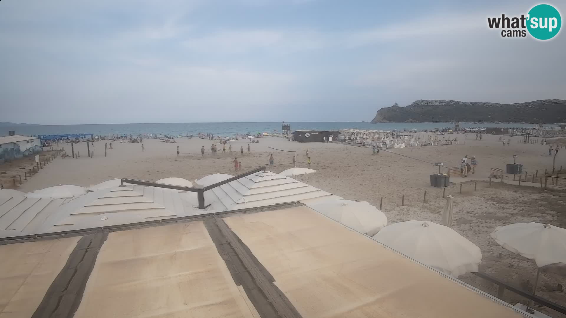 Poetto beach webcam | Cagliari | Sardinija