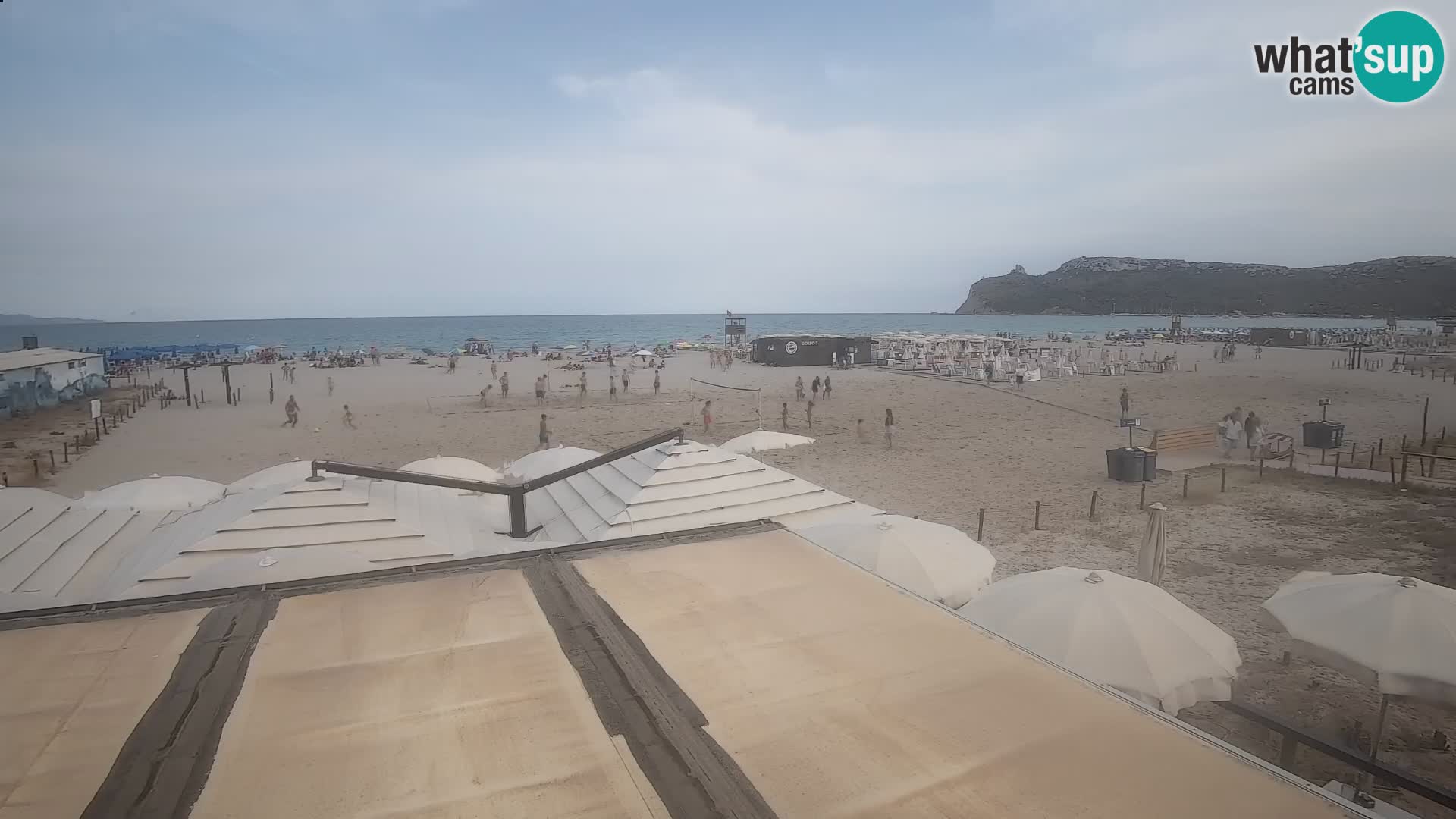 Poetto beach webcam | Cagliari | Sardinija