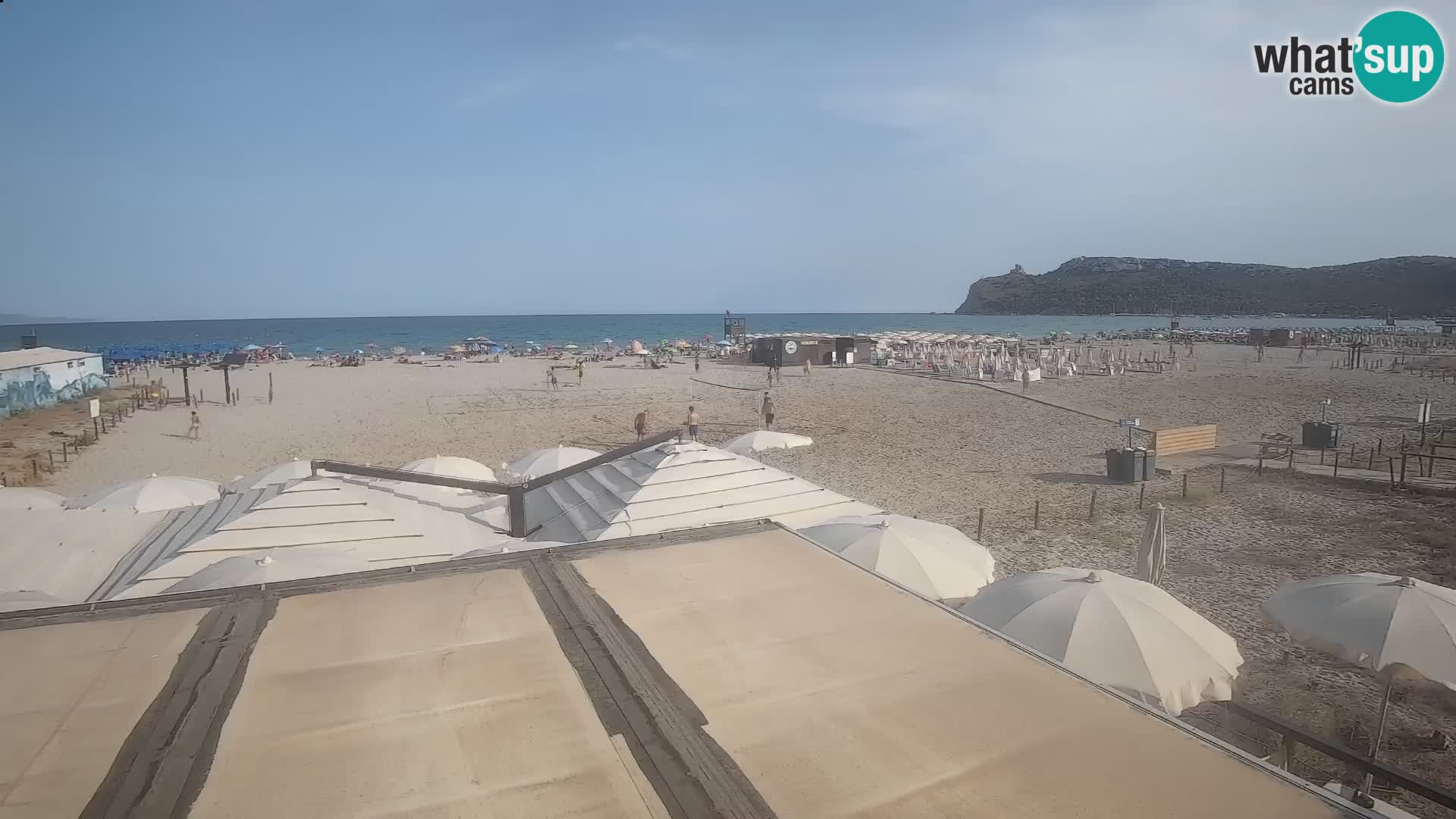Poetto beach webcam | Cagliari | Sardinija