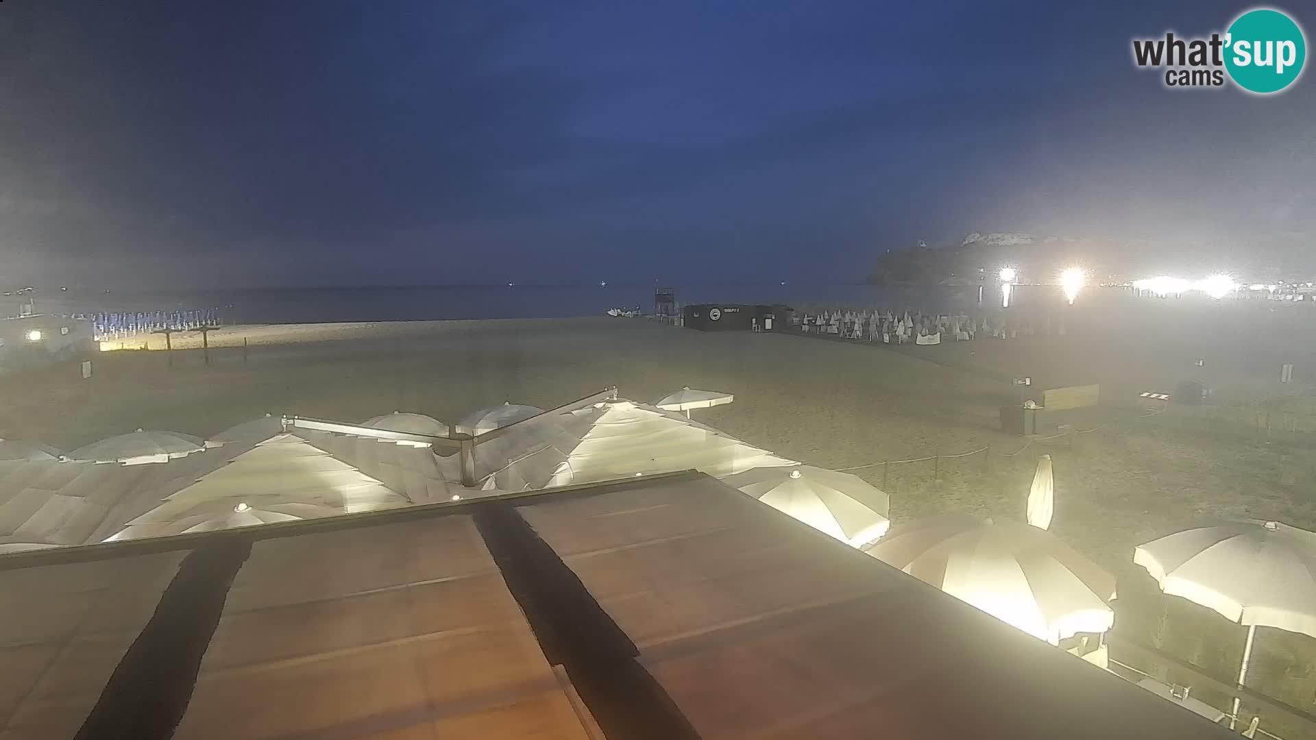Poetto beach webcam | Cagliari | Sardinija