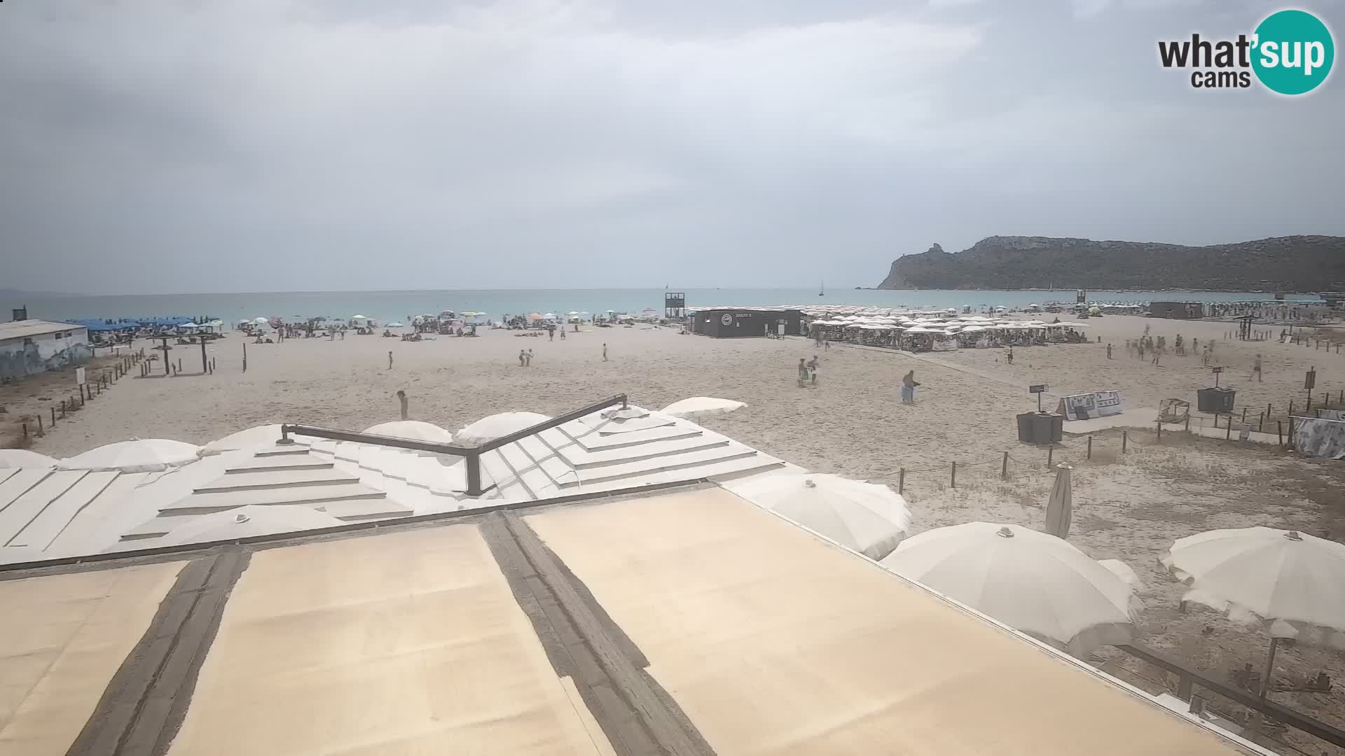 Poetto beach webcam | Cagliari | Sardinija