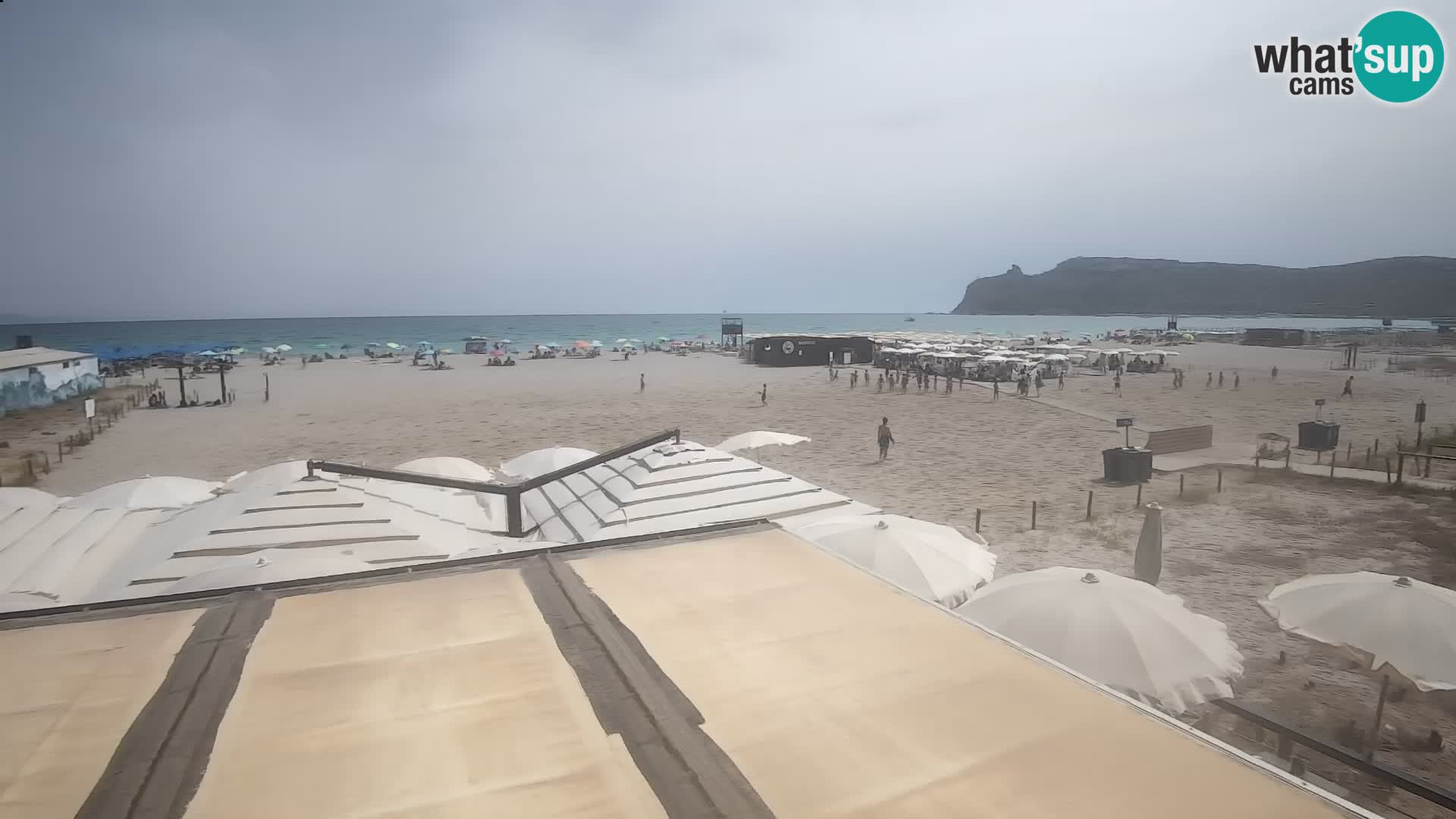 Poetto beach webcam | Cagliari | Sardinija