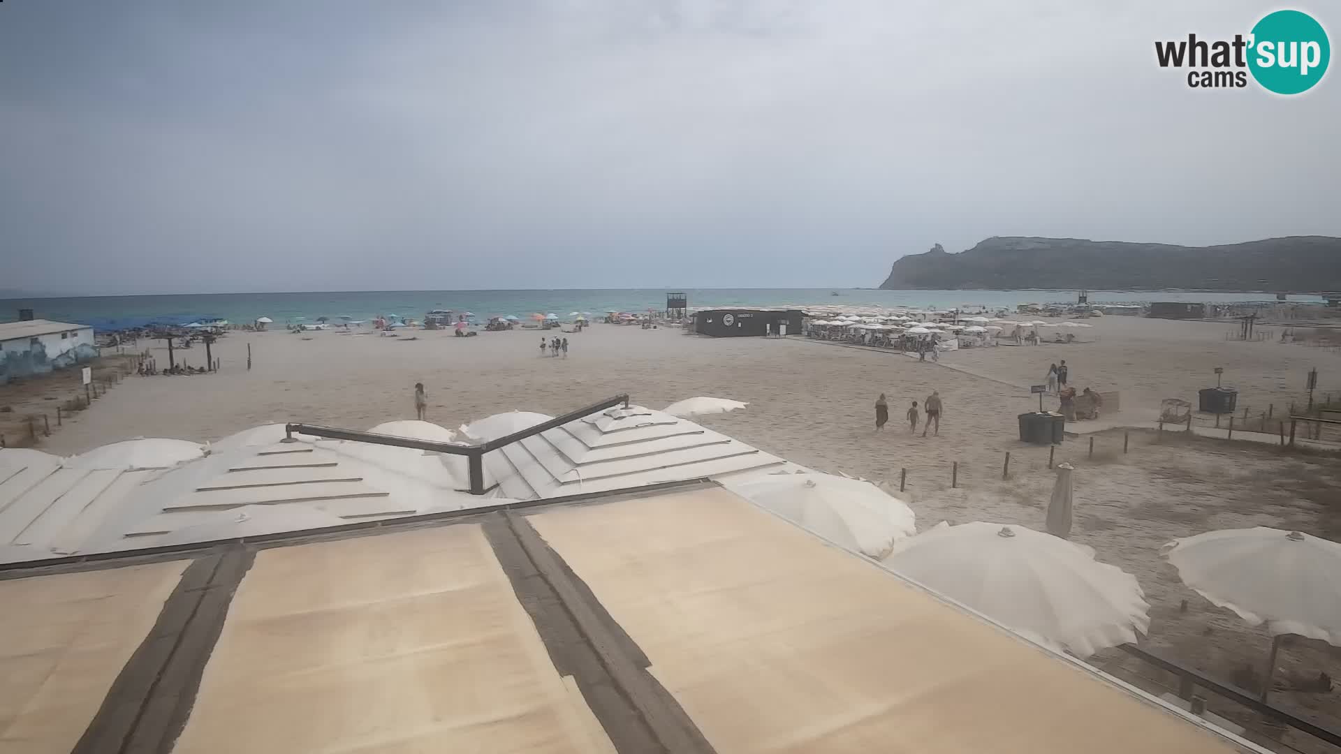 Poetto beach webcam | Cagliari | Sardinija
