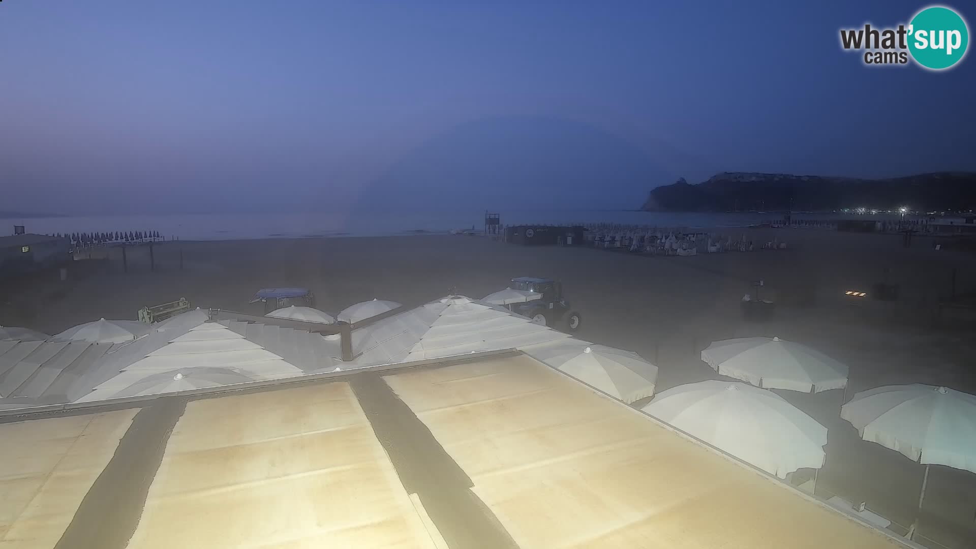 Poetto beach webcam | Cagliari | Sardinija