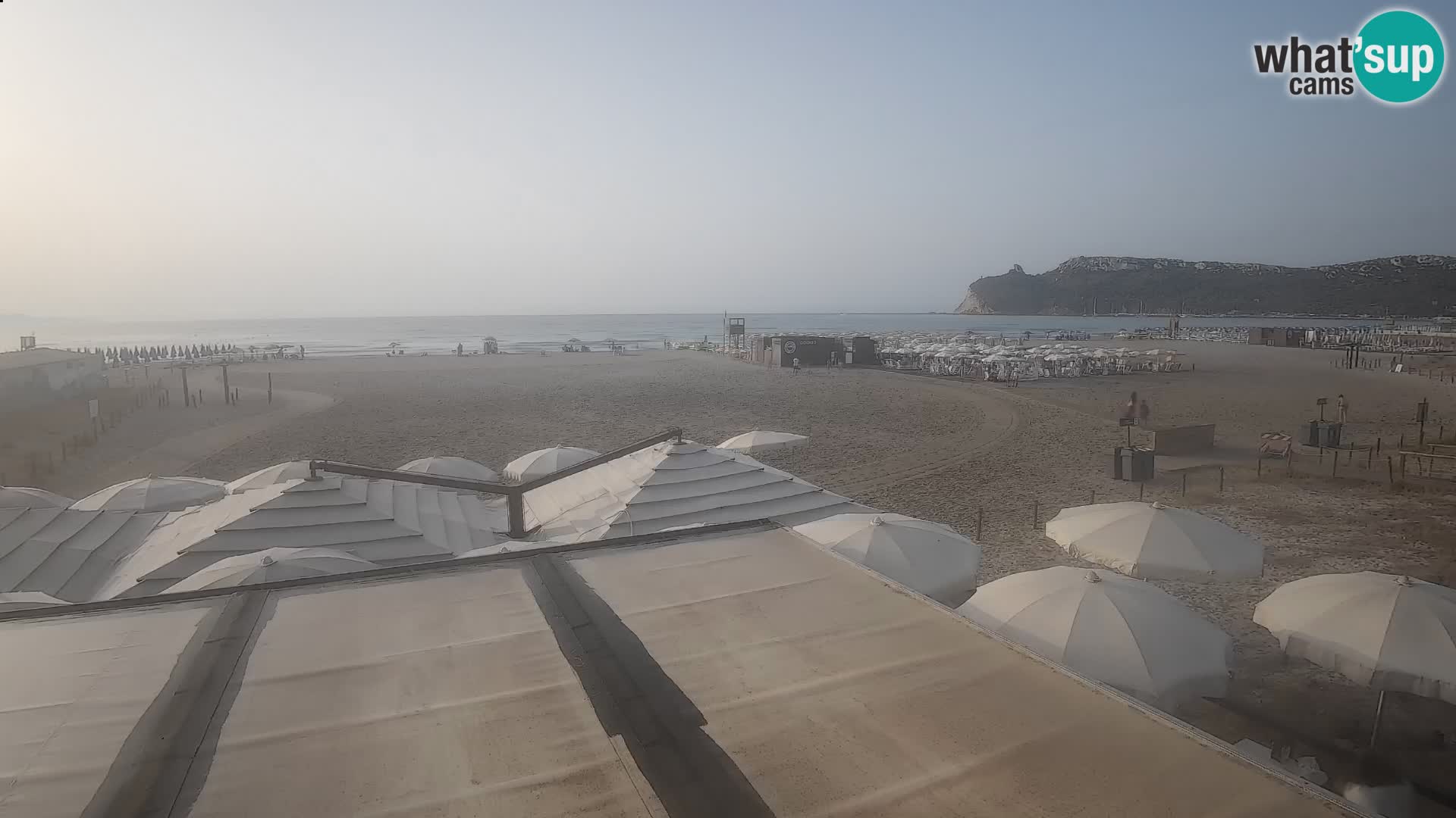 Poetto Strand Webcam | Cagliari | Sardinien