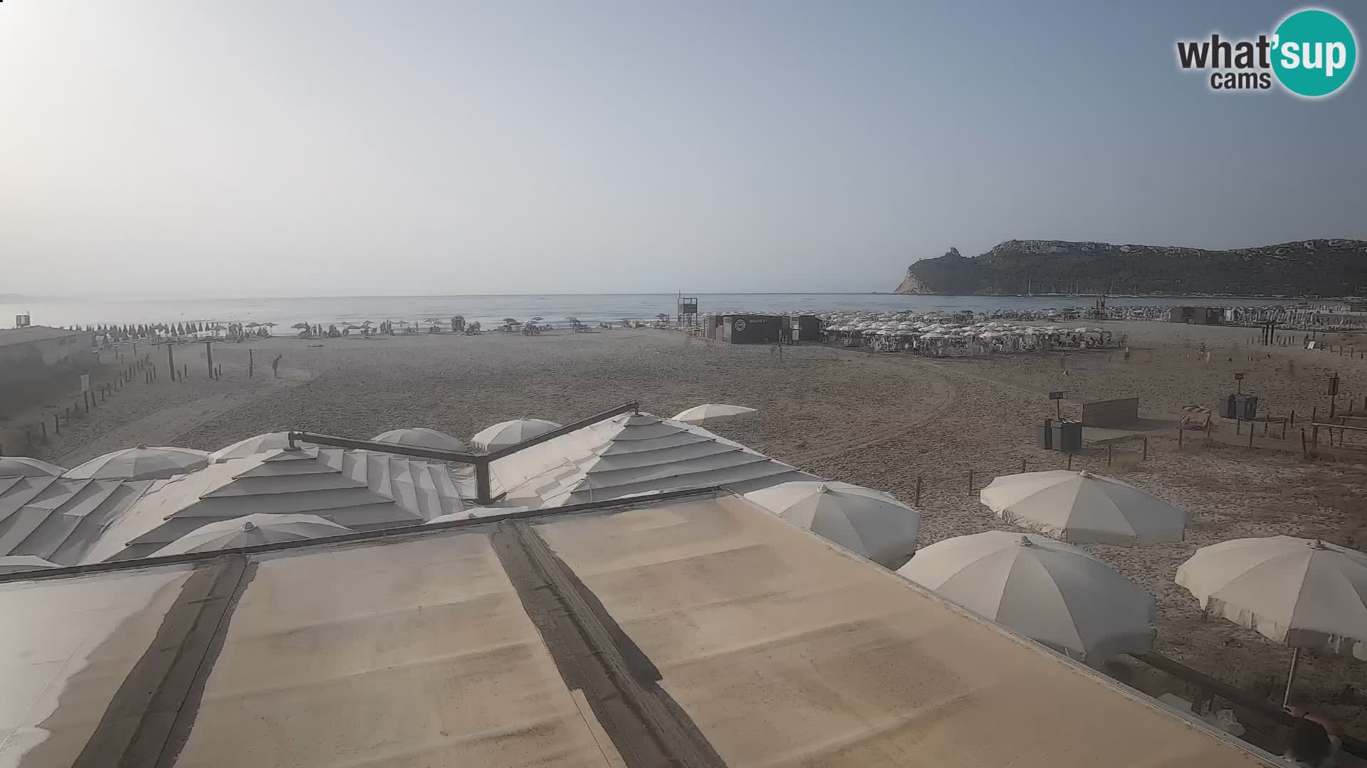 Poetto beach webcam | Cagliari | Sardinija