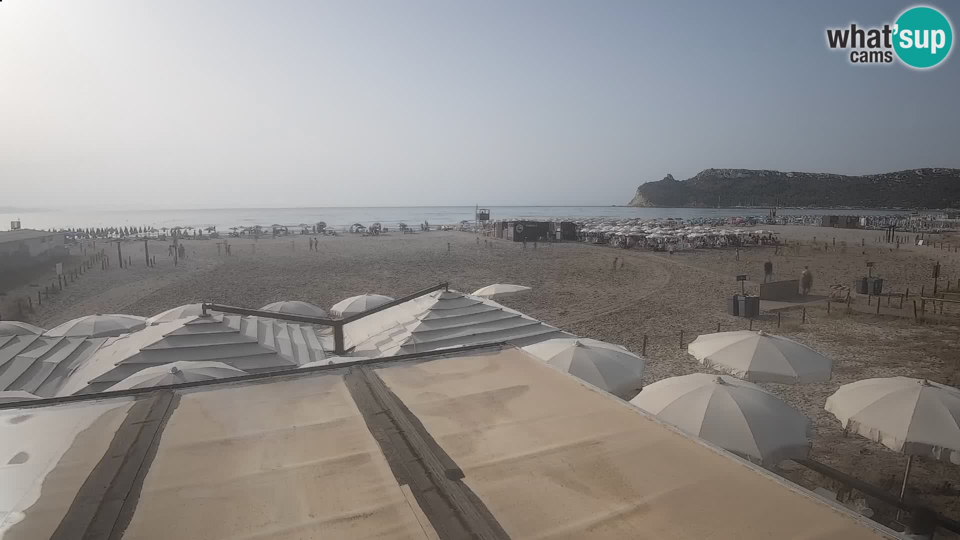 Poetto beach webcam | Cagliari | Sardinija