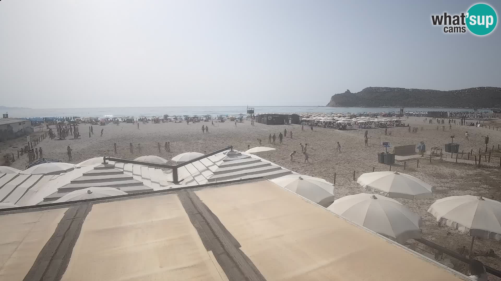 Poetto beach webcam | Cagliari | Sardinija