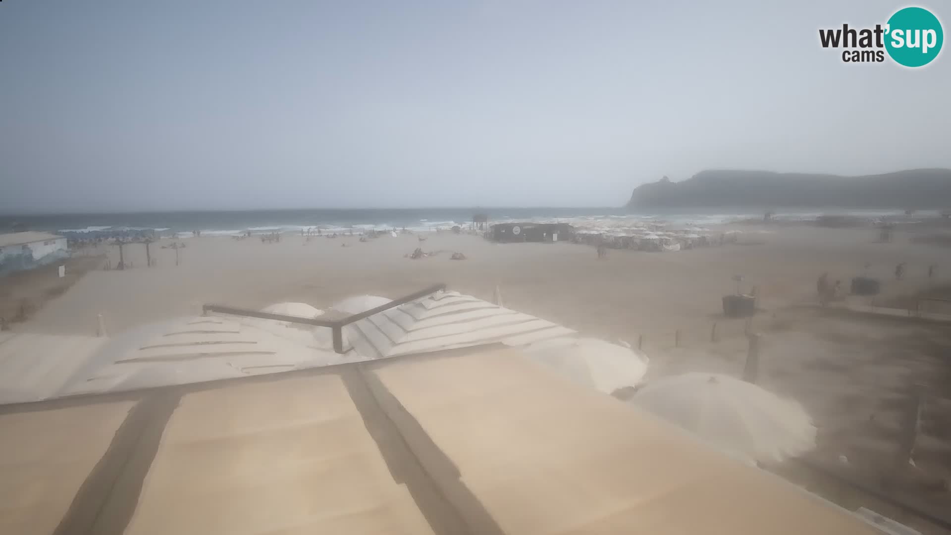 Poetto beach webcam | Cagliari | Sardinija