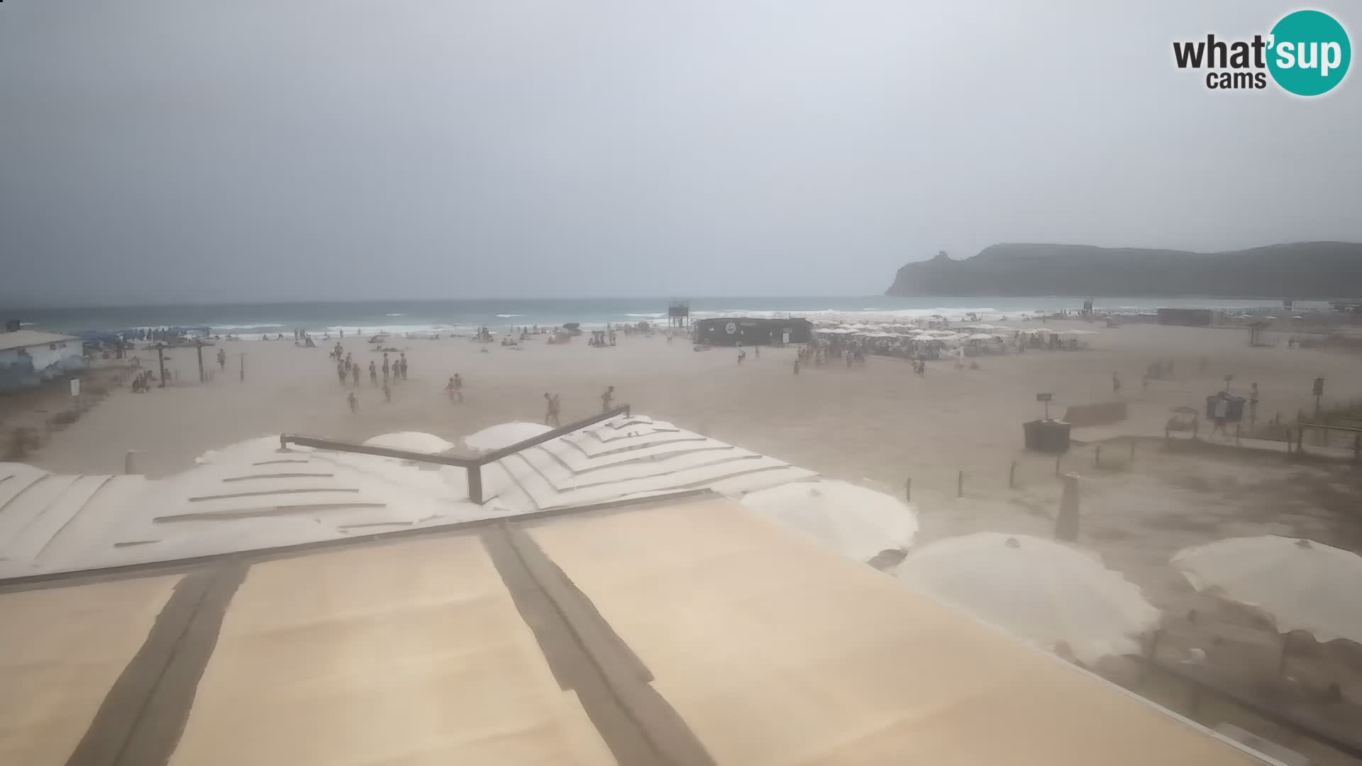 Poetto beach webcam | Cagliari | Sardinija