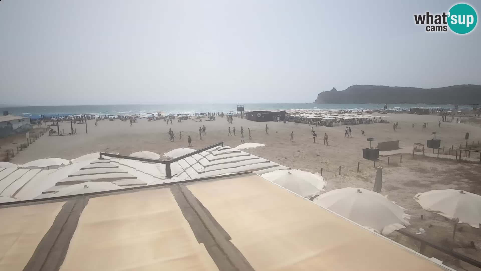 Poetto beach webcam | Cagliari | Sardinija